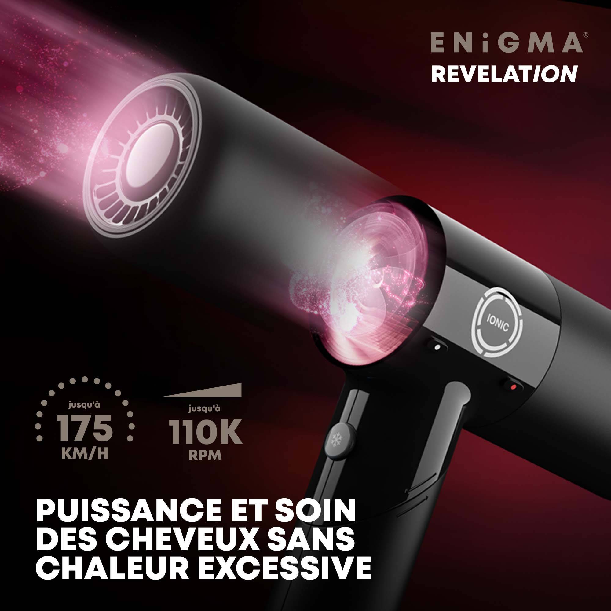 Sèche-cheveux pliable ionique Progloss™ - Enigma Revelation de la marque Revamp Contenance 500ml - 2