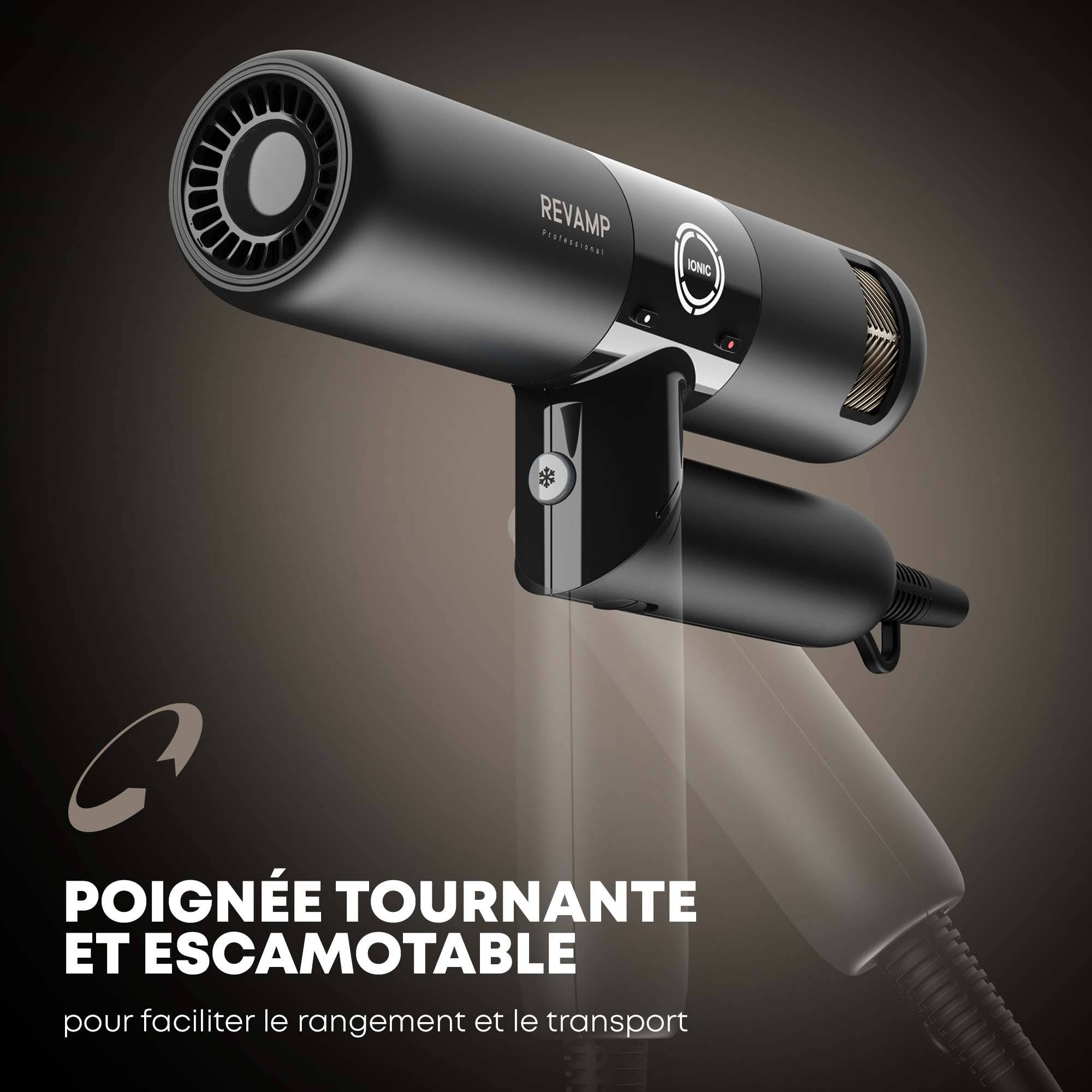 Sèche-cheveux pliable ionique Progloss™ - Enigma Revelation de la marque Revamp Contenance 500ml - 4