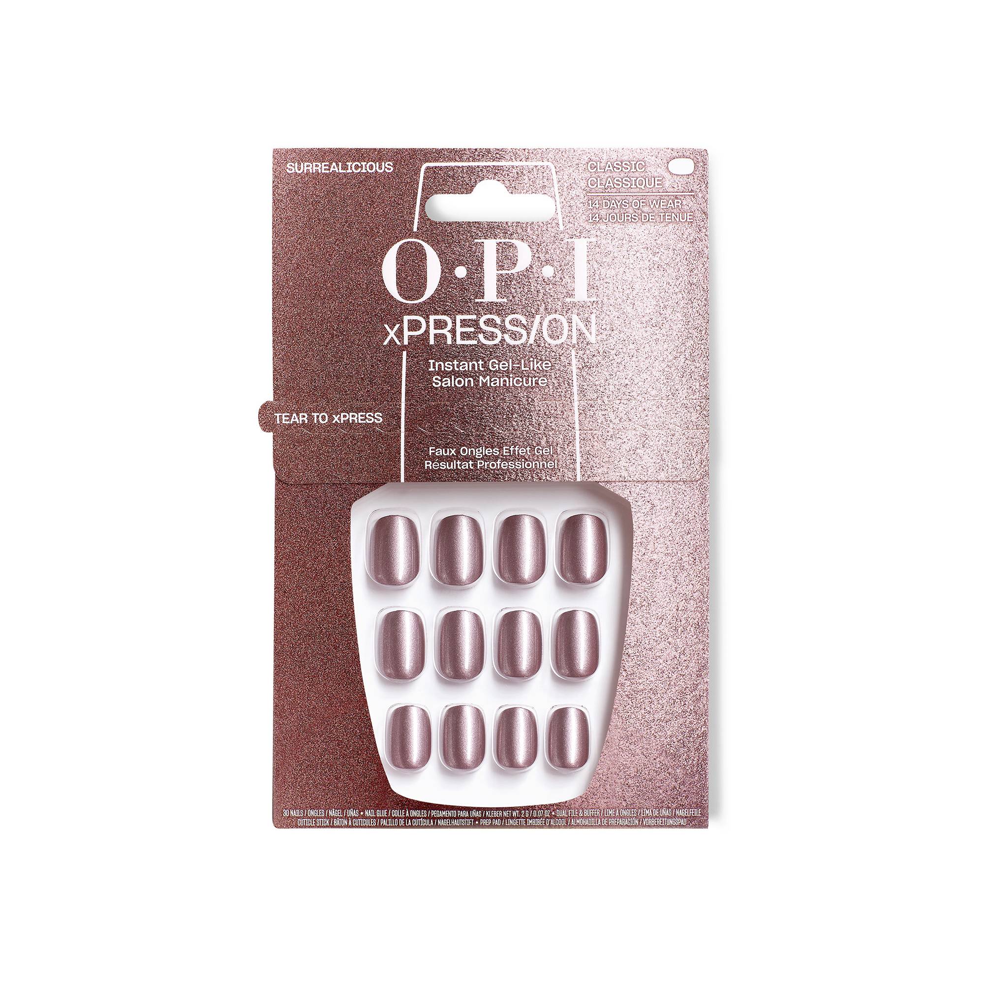 Faux-ongles xPRESS/ON Surrealicious de la marque OPI Contenance 42g - 1