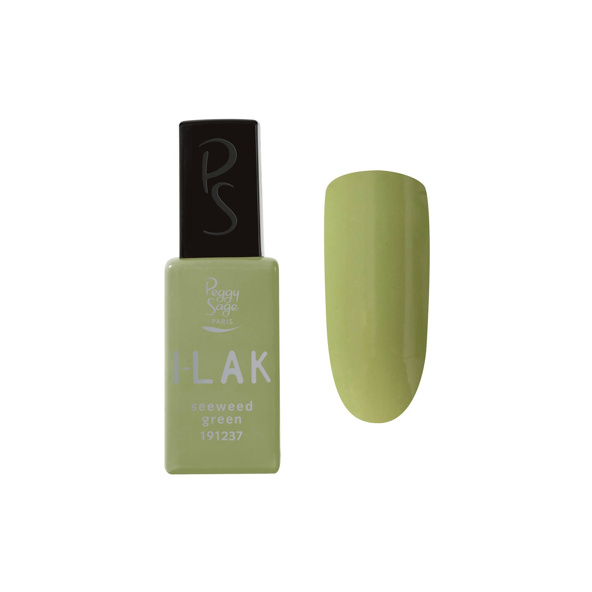 Vernis semi-permanent I-LAK Seaweed green de la marque Peggy Sage Contenance 11ml - 1