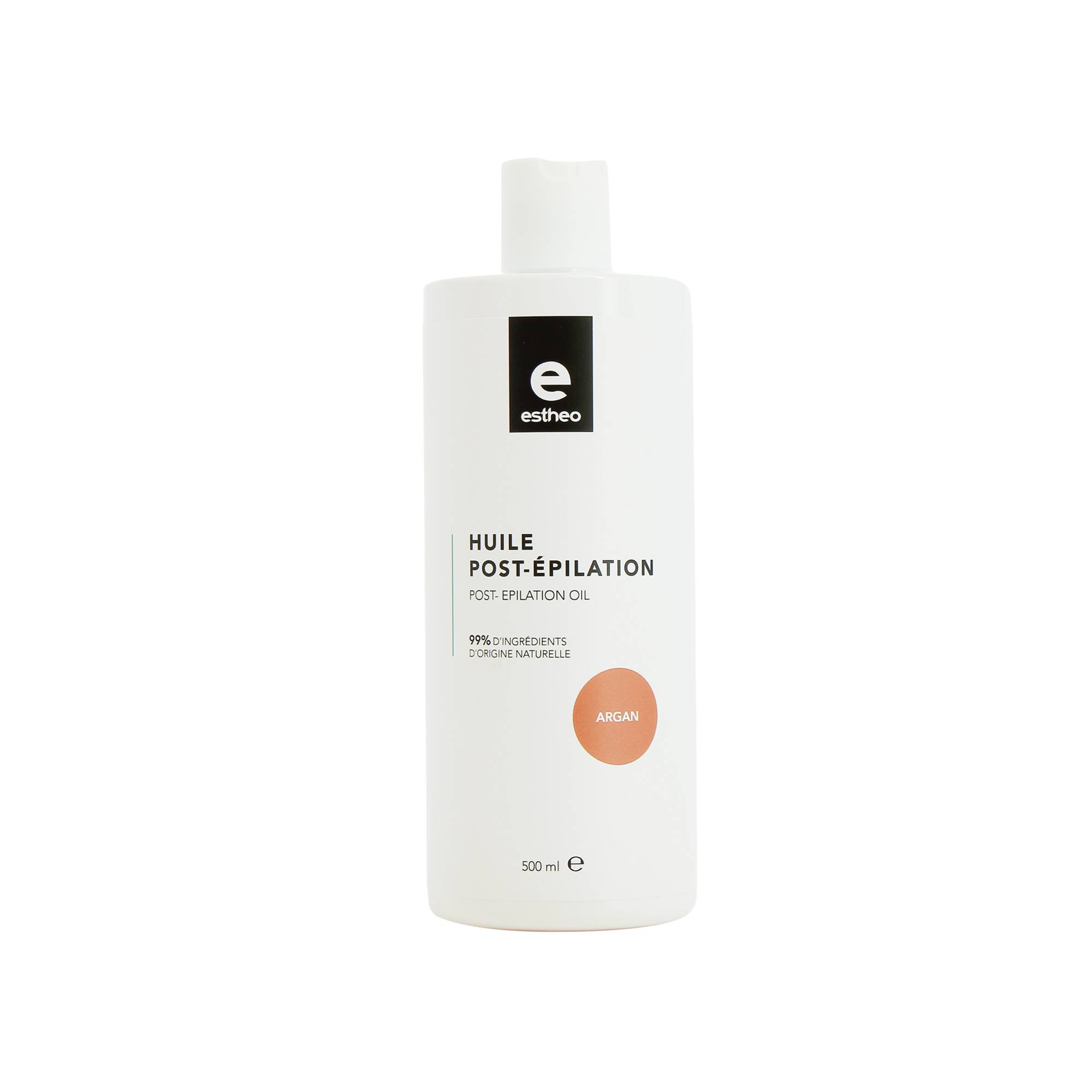 Huile post-épilation à l'huile d'Argan de la marque Estheo Contenance 500ml - 1