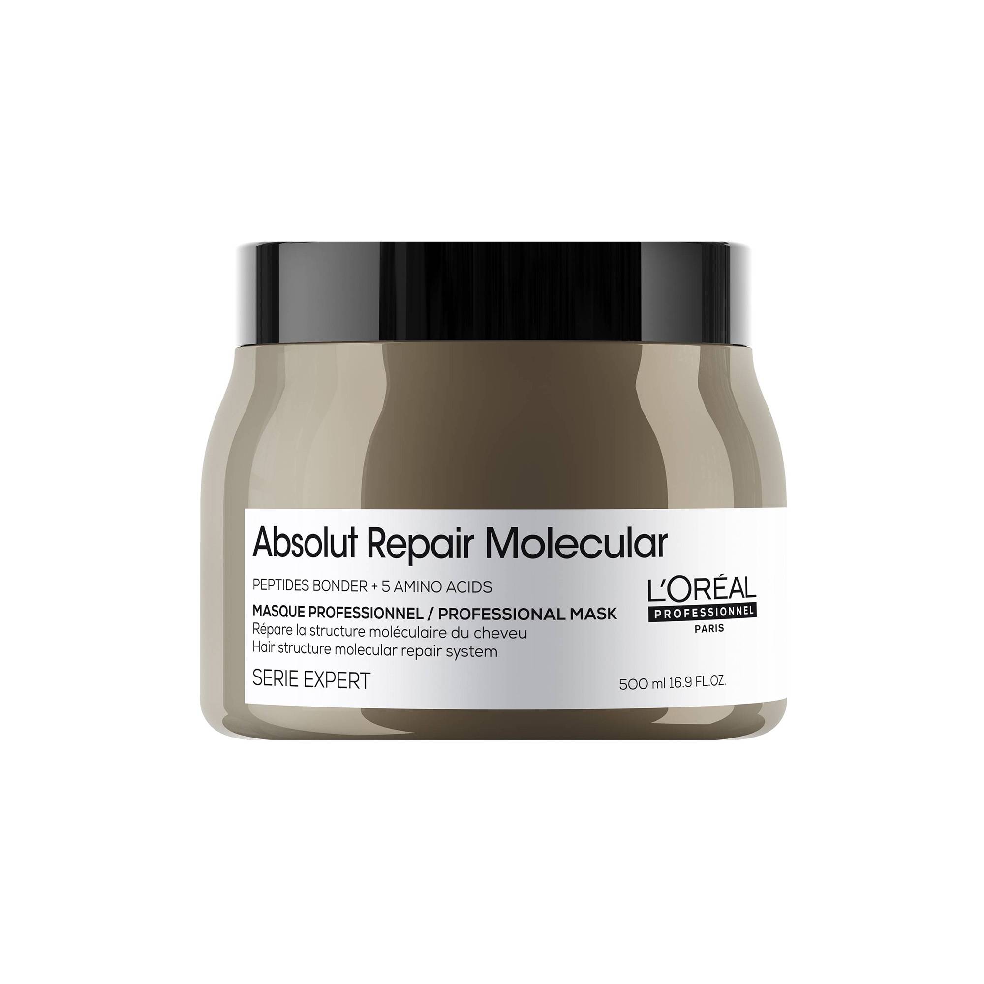 Masque Concentré Réparateur Absolut Repair Molecular de la marque L'Oréal Professionnel Contenance 500ml - 1