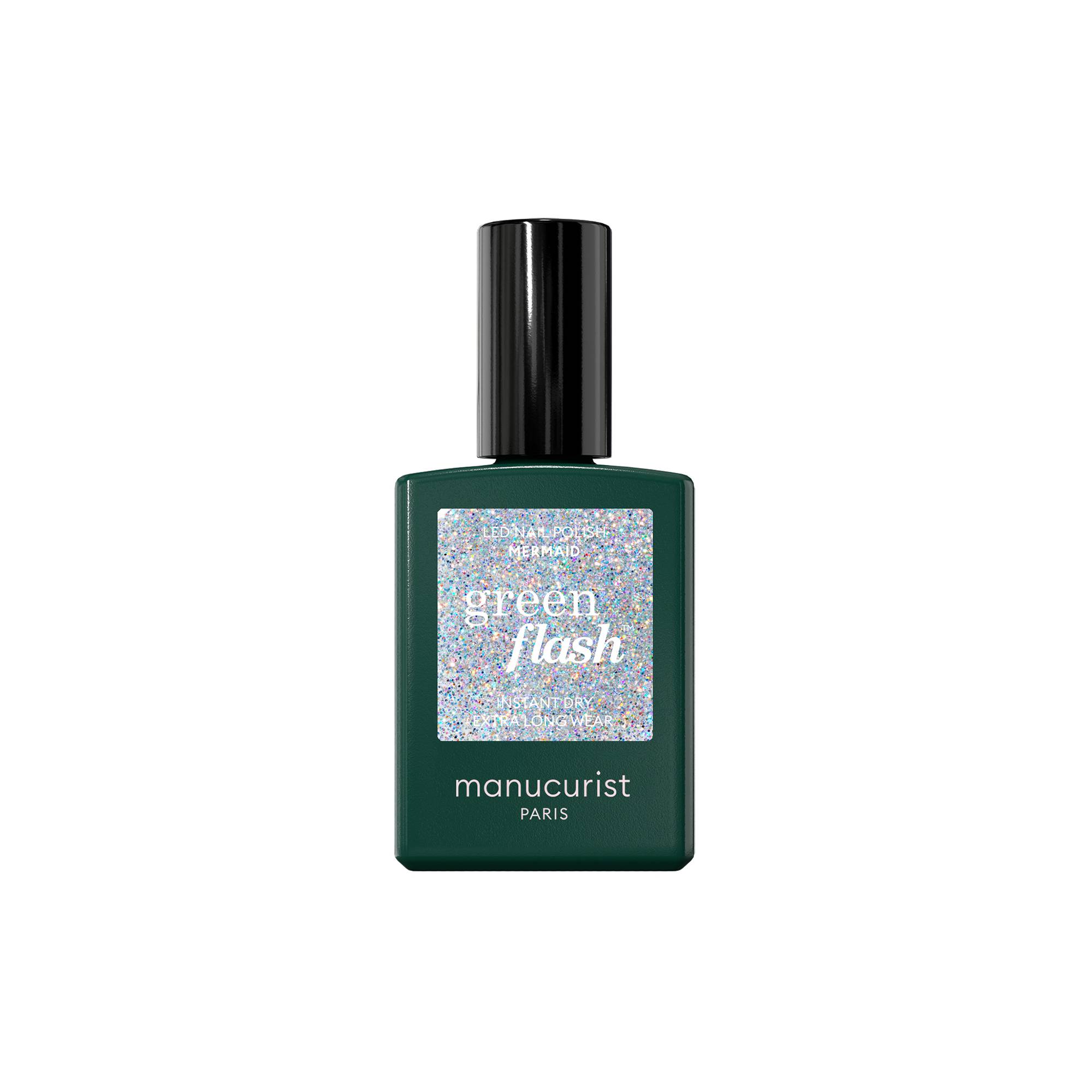 Vernis semi-permanent Green Flash™ Mermaid de la marque Manucurist Contenance 15ml - 1