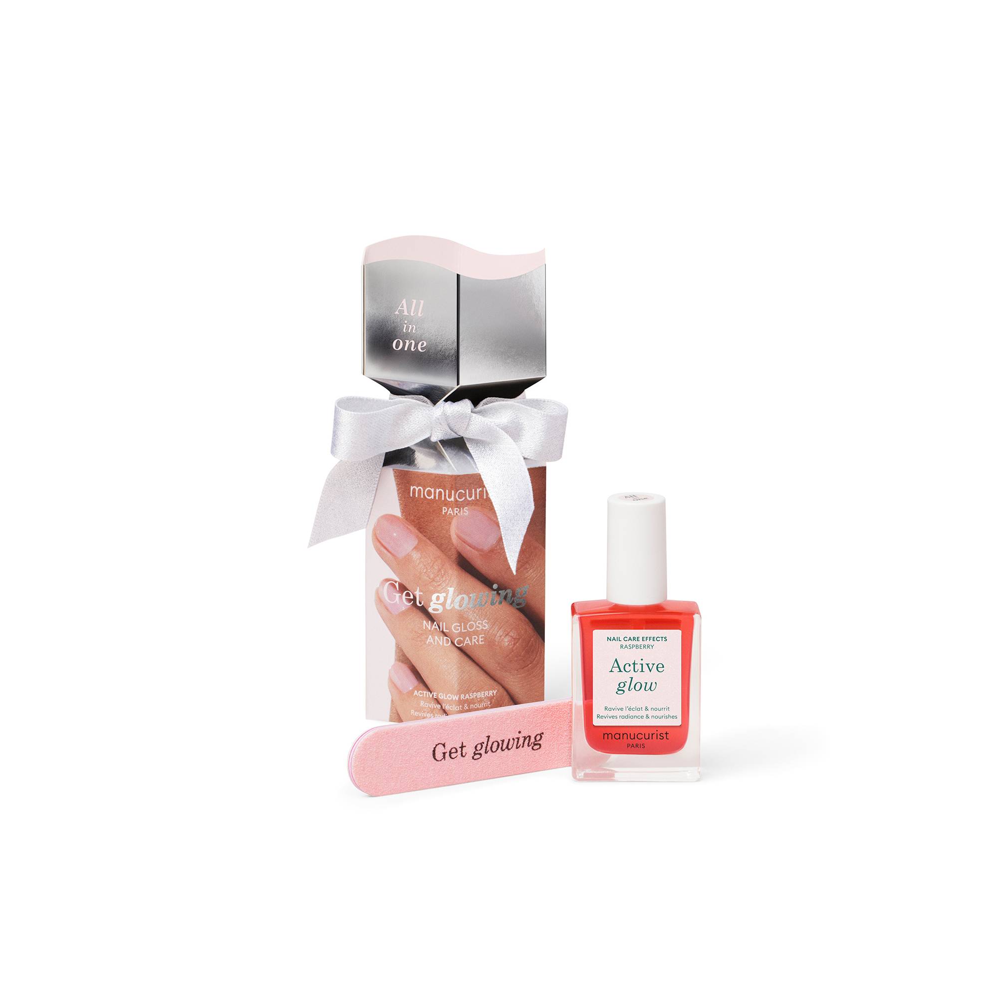 Cracker Gel glowing - vernis Active Glow & mini lime à ongles de la marque Manucurist Contenance 15ml - 1