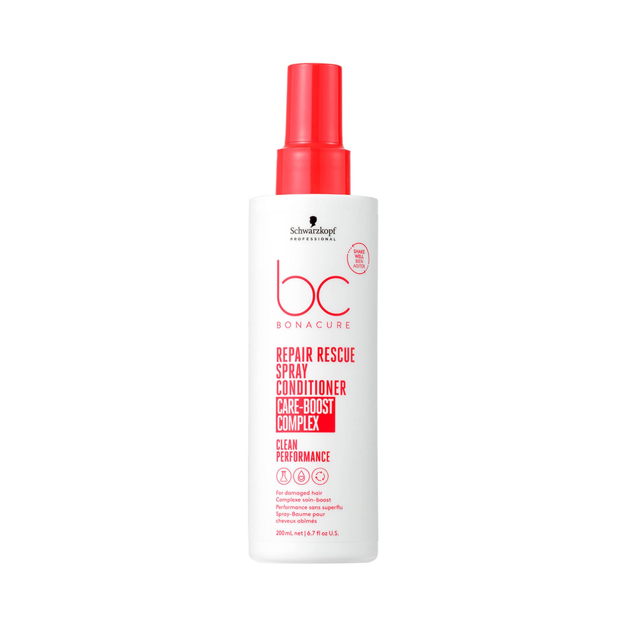 Spray-baume réparateur BC Clean Repair Rescue de la marque Schwarzkopf Professional Contenance 200ml - 1