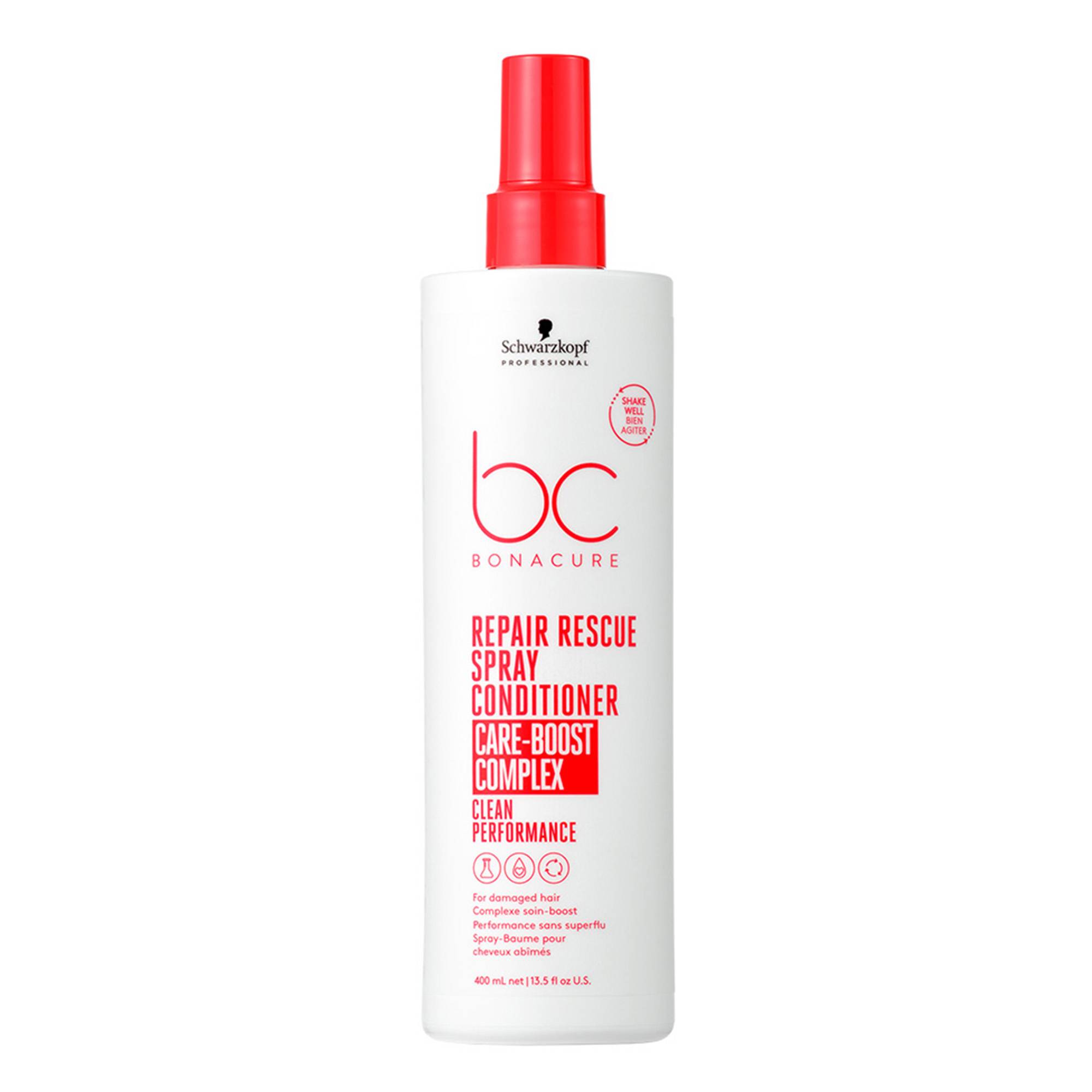Spray-baume réparateur BC Clean Repair Rescue de la marque Schwarzkopf Professional Contenance 400ml - 1