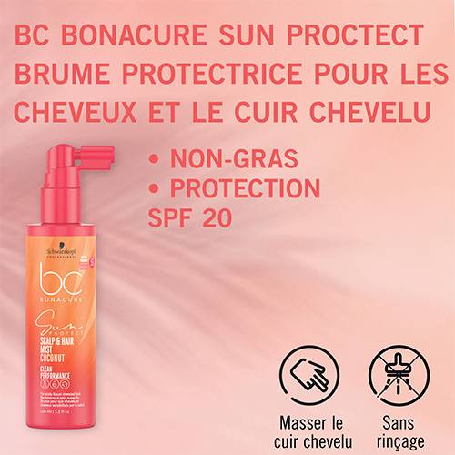 Brume cheveux et cuir chevelu BC Sun Protect SPF20 de la marque Schwarzkopf Professional Contenance 100ml - 5