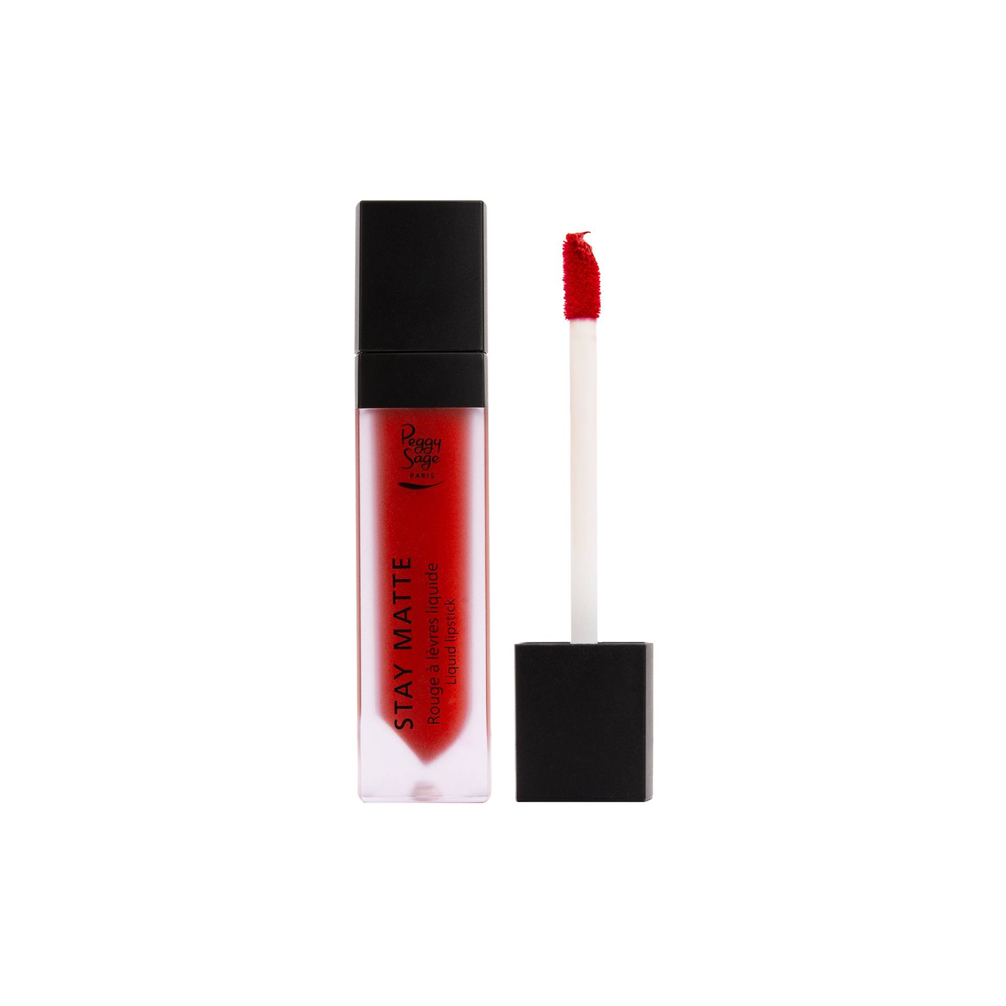 Rouge à lèvres liquide Stay matte Ruby red de la marque Peggy Sage Contenance 6ml - 1