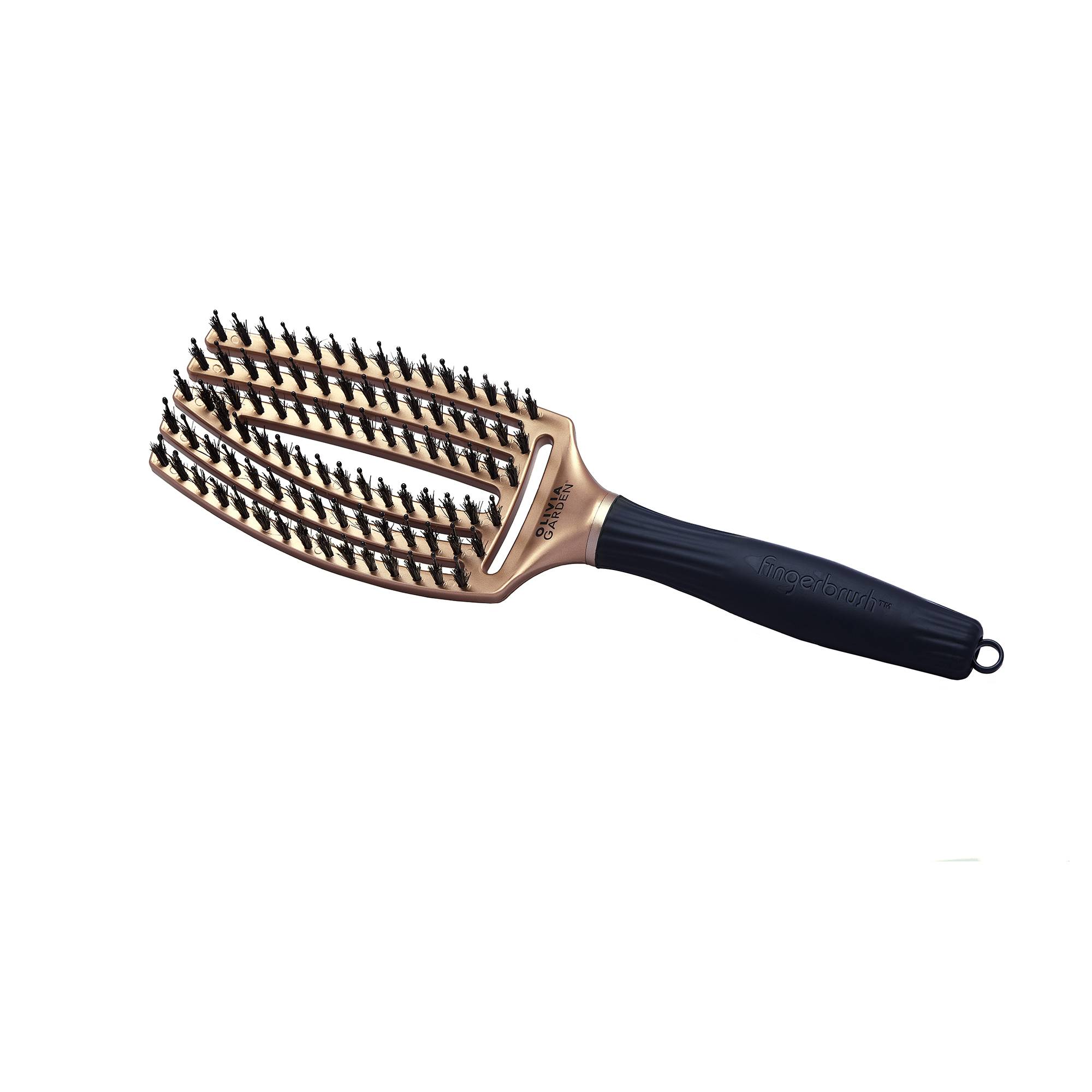 Coffret sèche-cheveux Divine Édition + brosse Fingerbrush Noir & Or de la marque Swissliss - 3