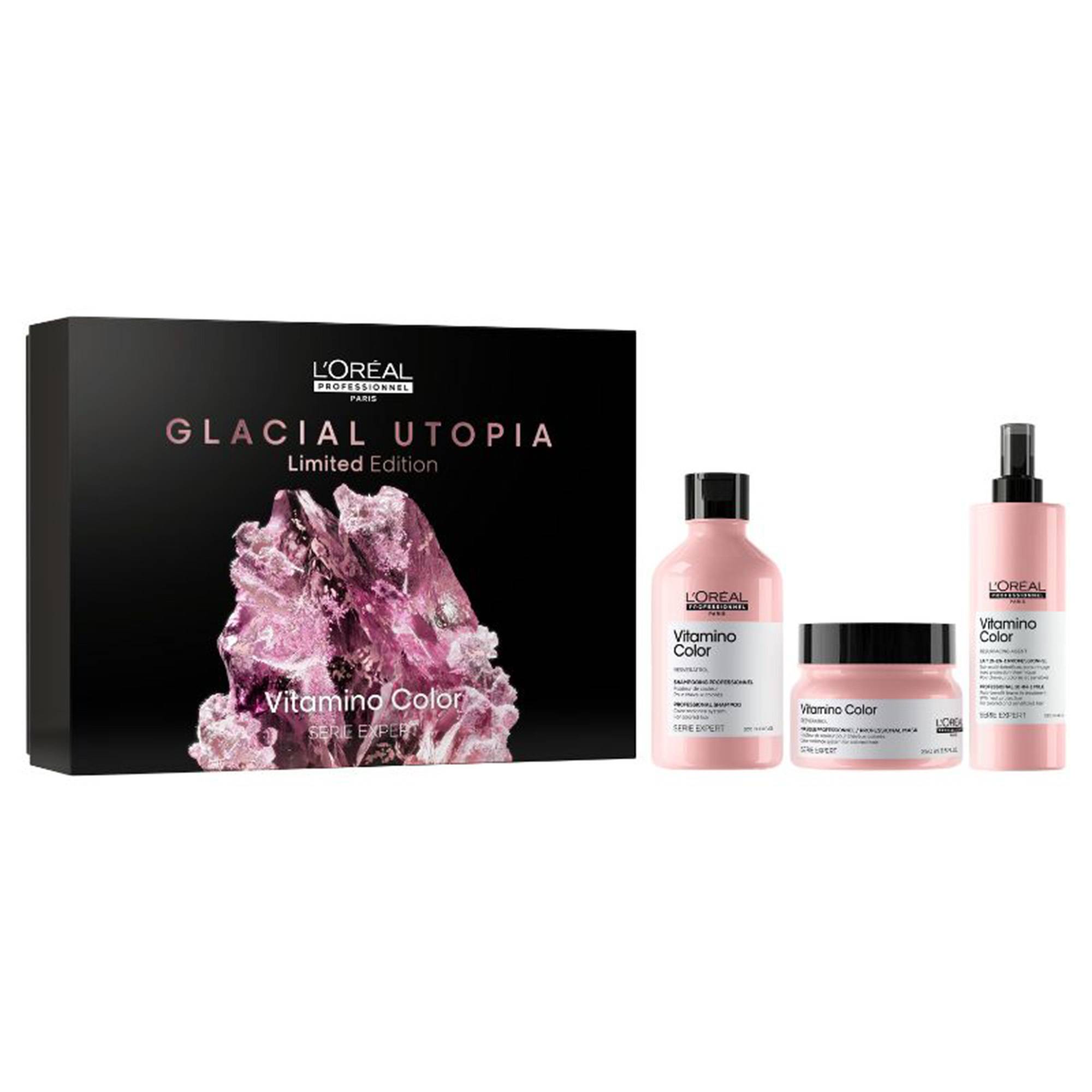 Coffret Trio Vitamino Color Glacial Utopia - Édition Limitée de la marque L'Oréal Professionnel Contenance 740ml - 1