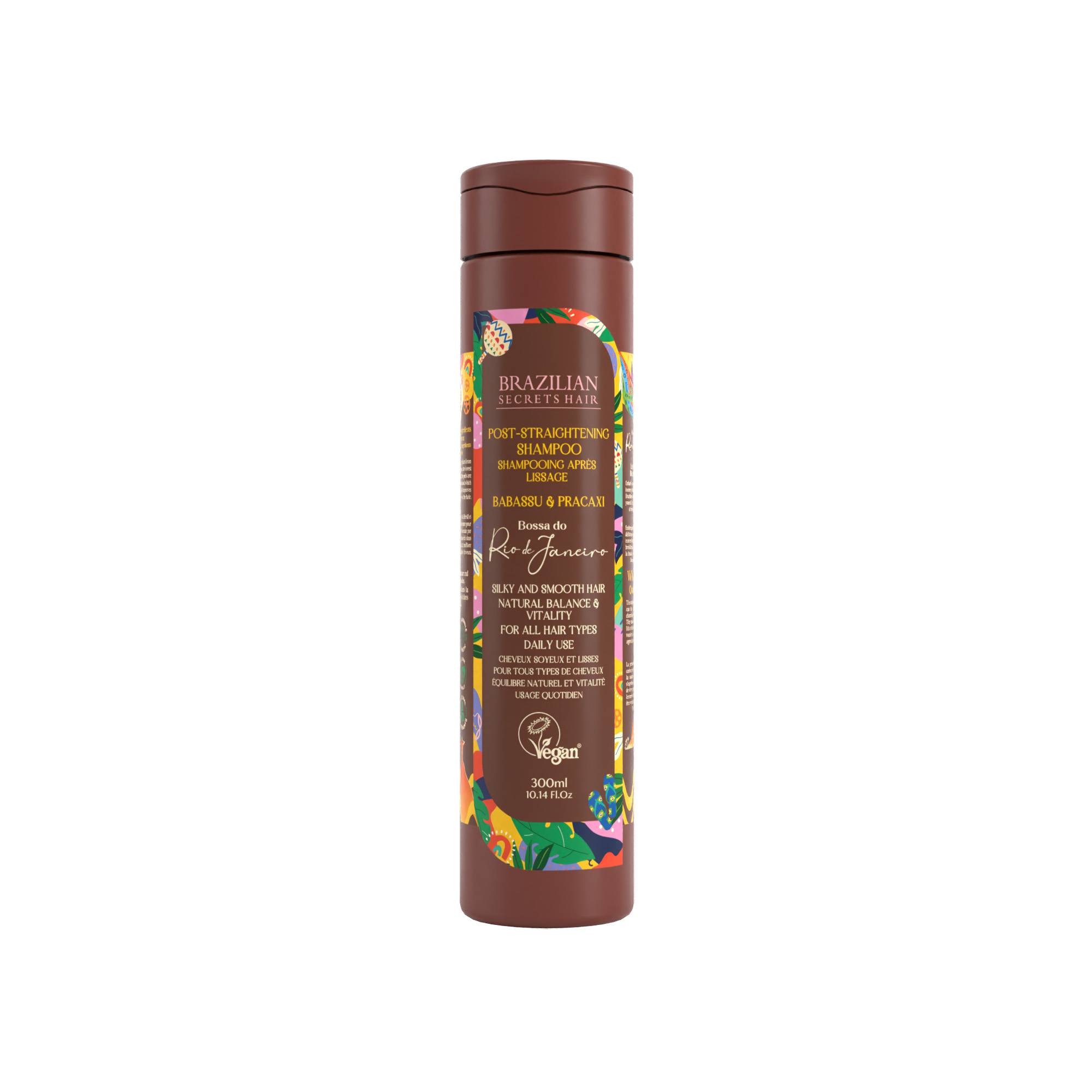 Shampoing nourrissant après-lissage Bossa do Rio de Janeiro de la marque Brazilian Secrets Hair Contenance 300ml - 1