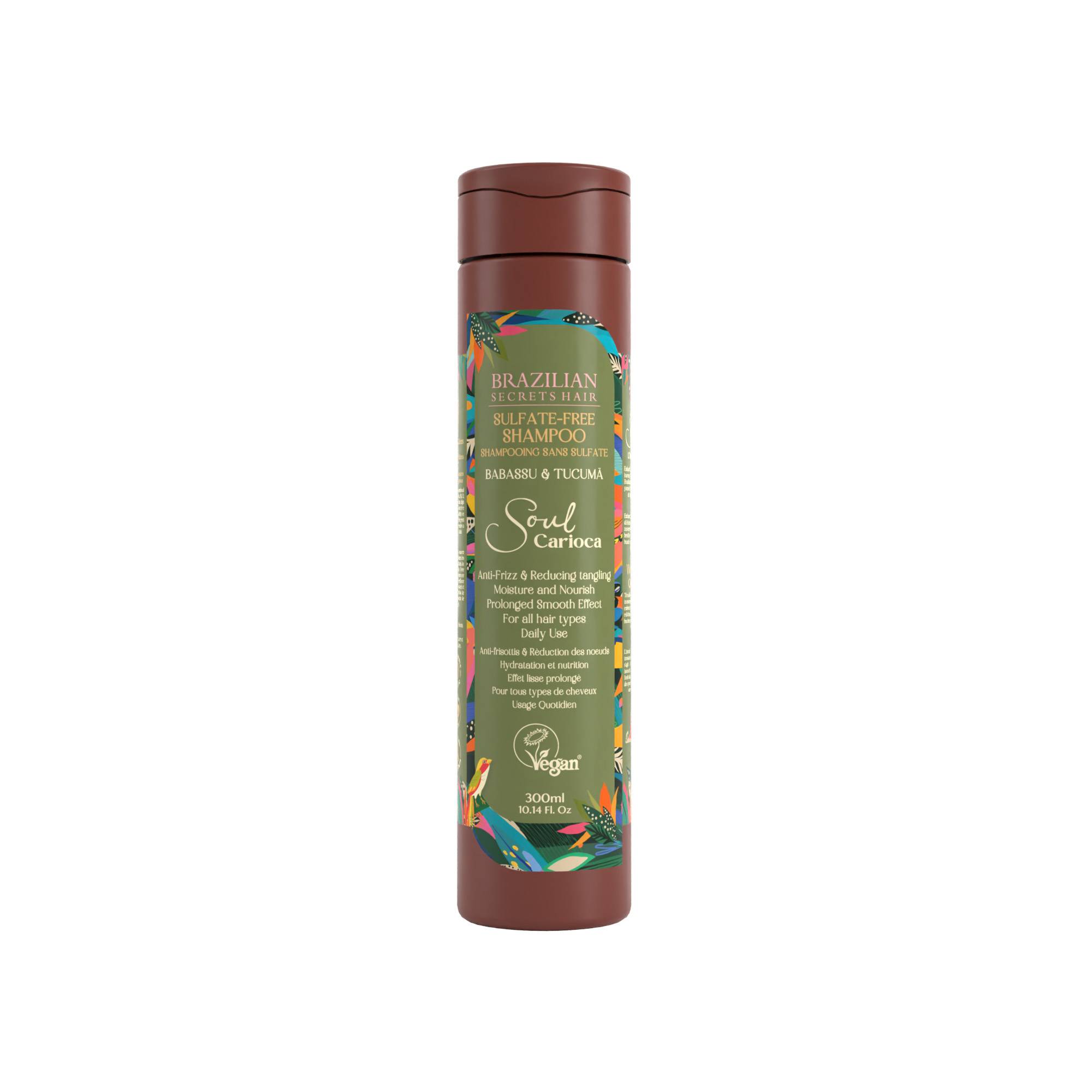 Shampoing nourrissant après-lissage Soul Carioca de la marque Brazilian Secrets Hair Contenance 300ml - 1
