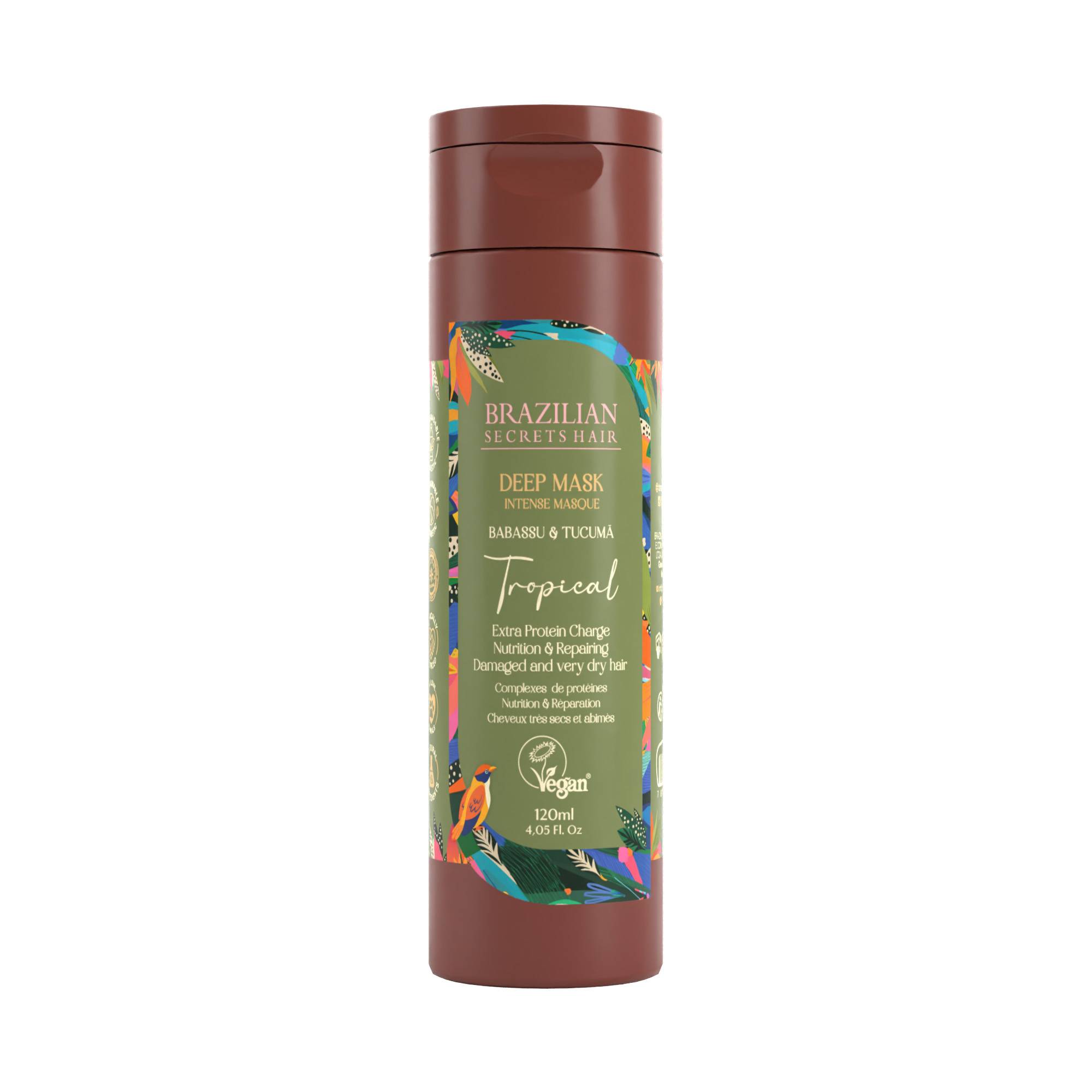 Kit lissage à la protéine Força da Floresta de la marque Brazilian Secrets Hair Contenance 360ml - 2