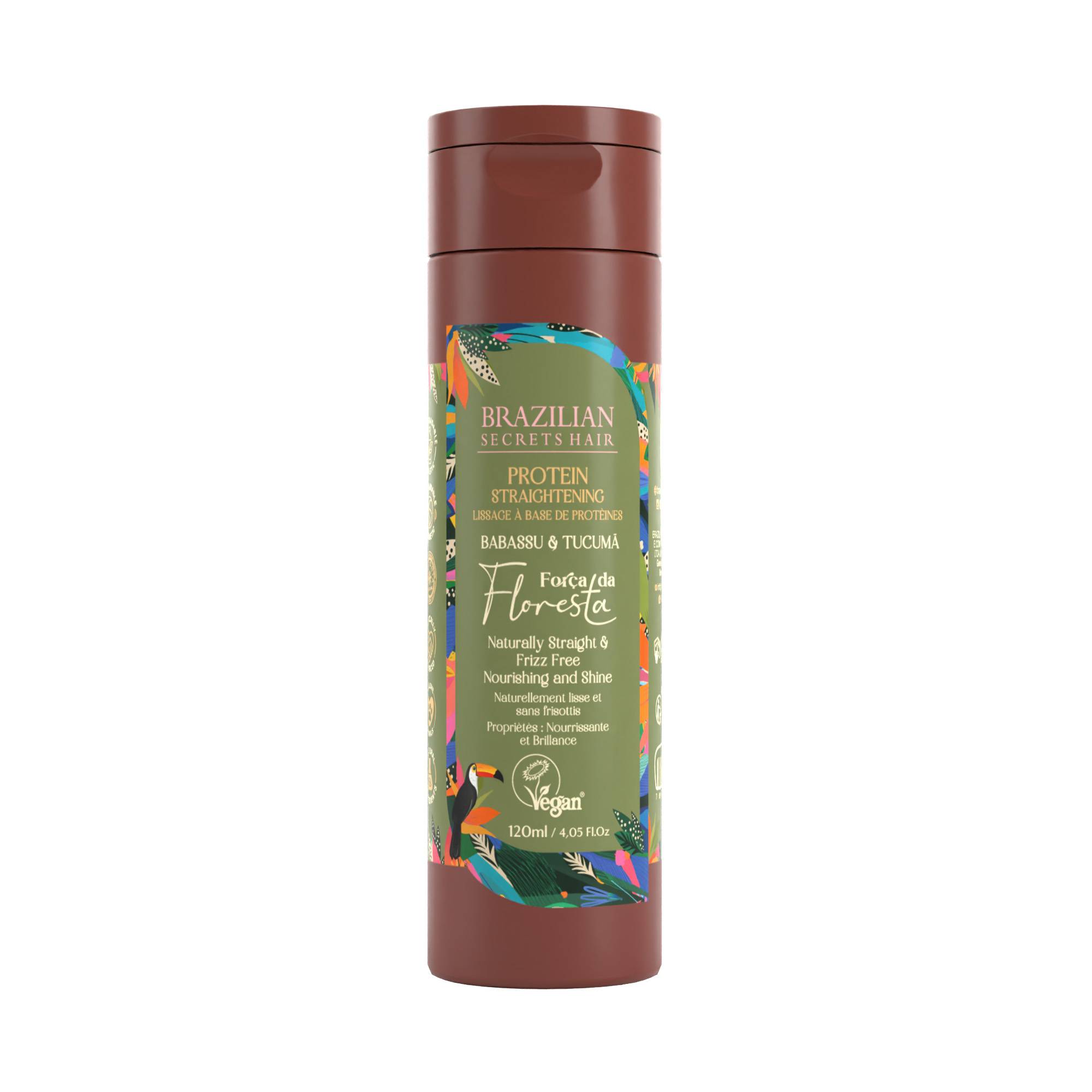 Kit lissage à la protéine Força da Floresta de la marque Brazilian Secrets Hair Contenance 360ml - 3