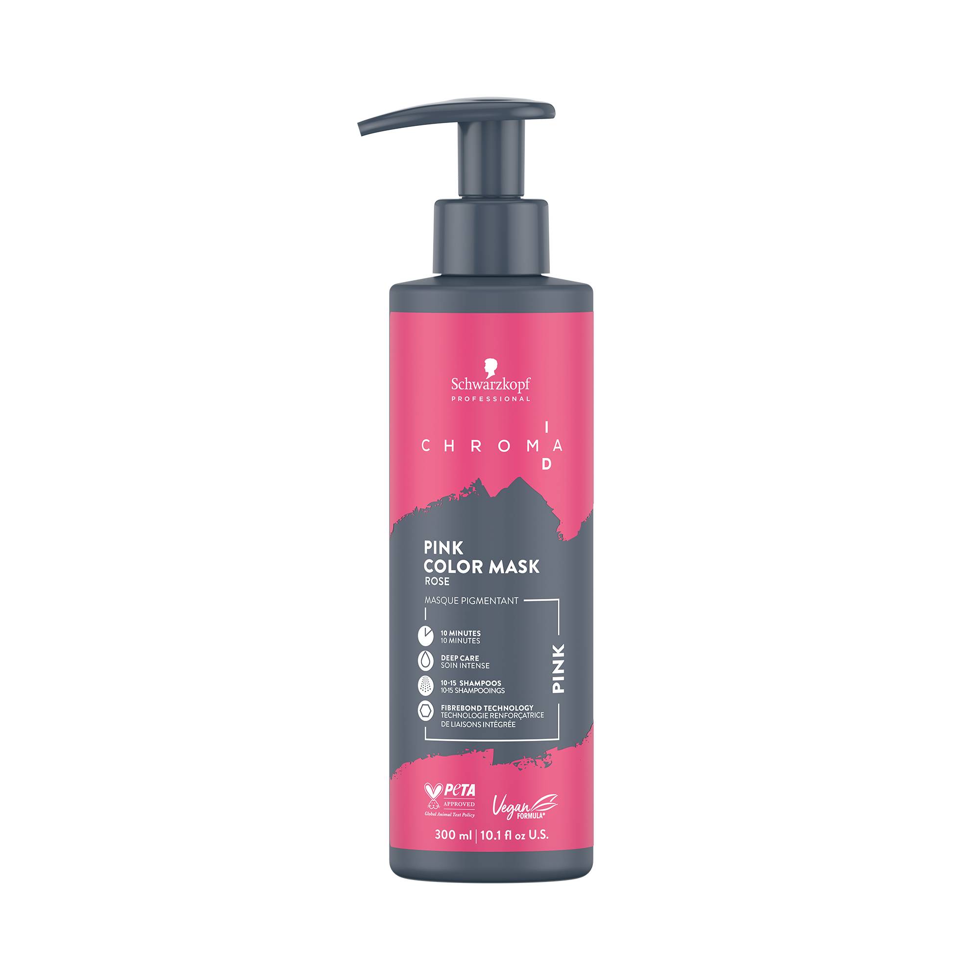 Masque pigmentant ChromaID Rose de la marque Schwarzkopf Professional Contenance 300ml - 1