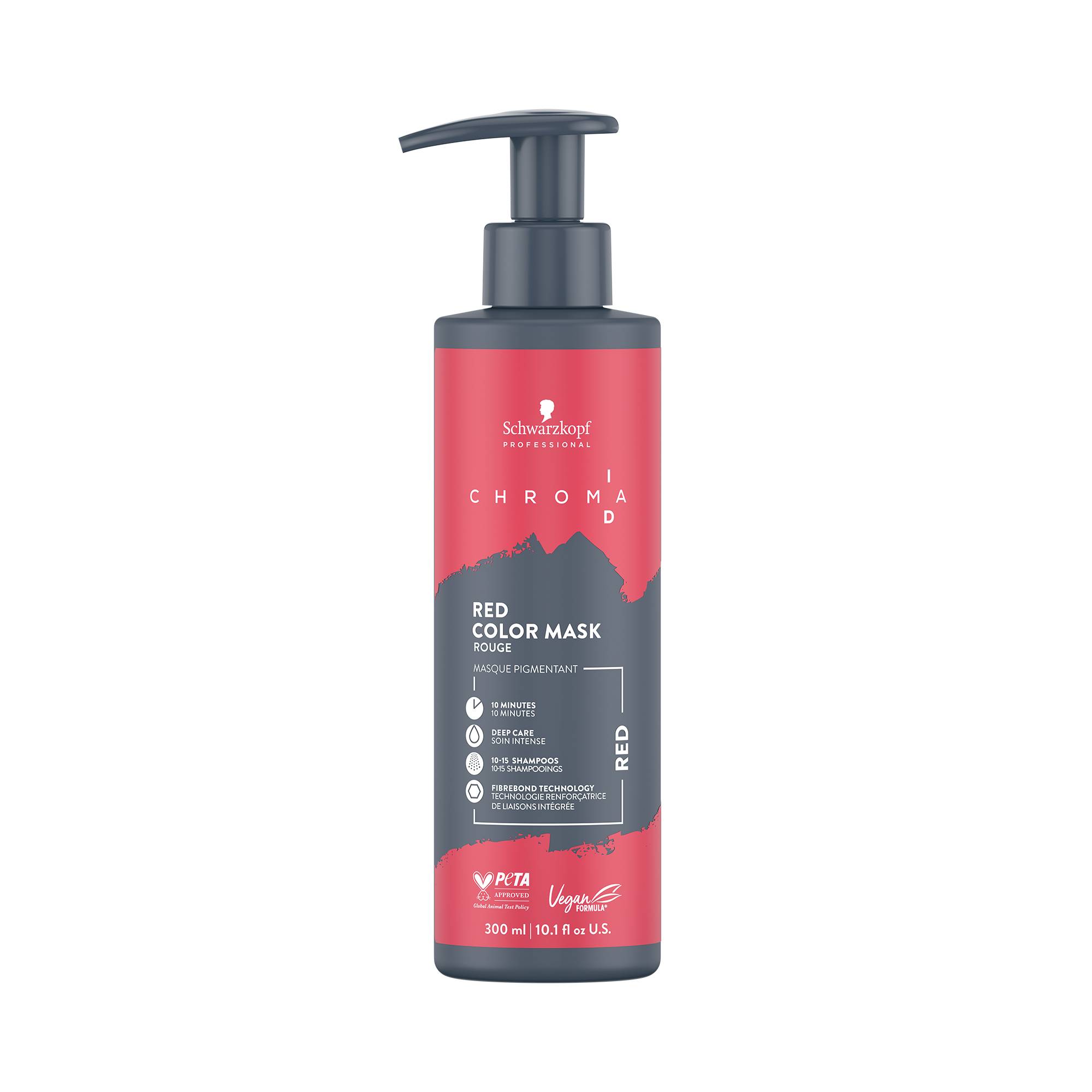 Masque pigmentant ChromaID Rouge de la marque Schwarzkopf Professional Contenance 300ml - 1