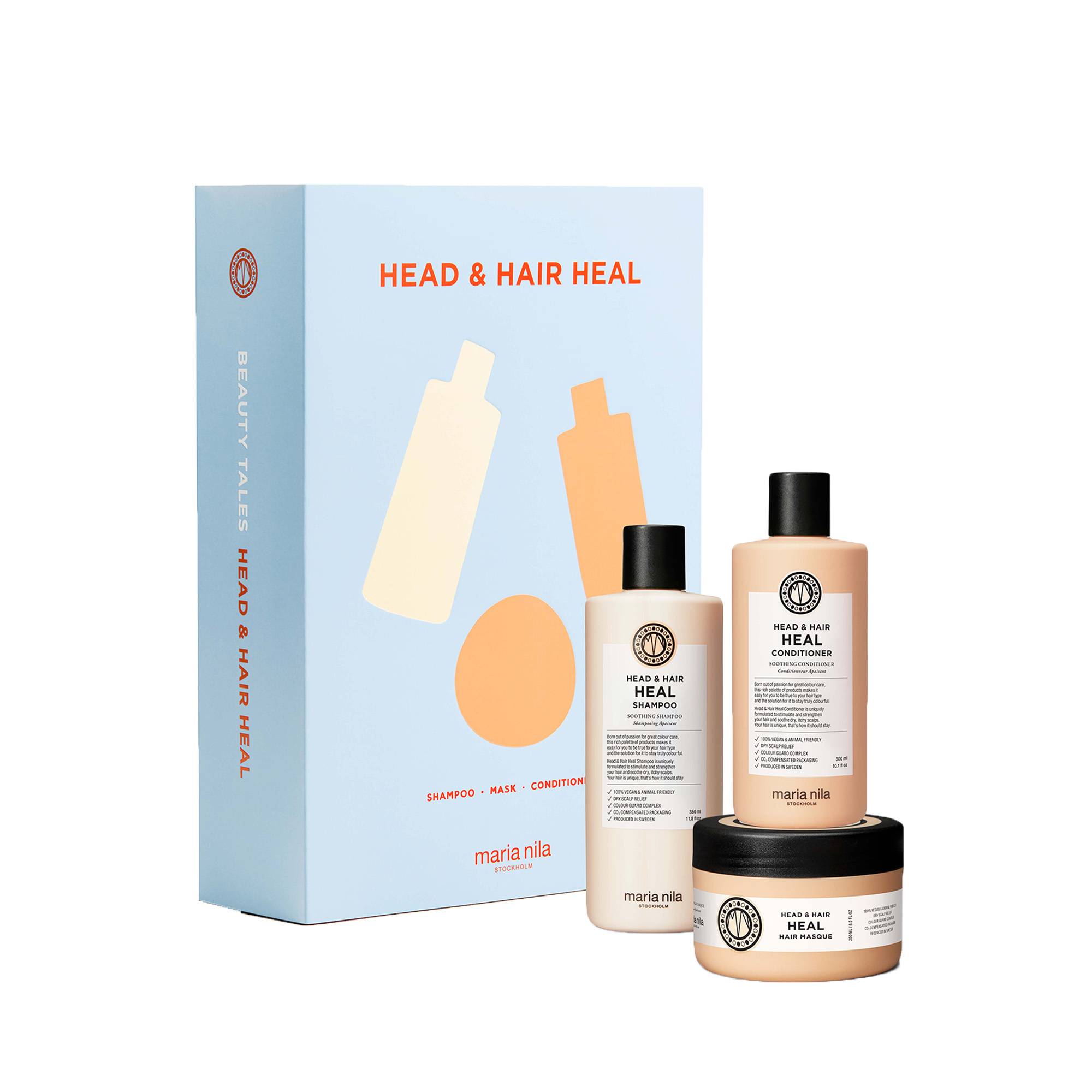 Coffret beauté apaisant Head & Hair Heal de la marque Maria Nila - 1