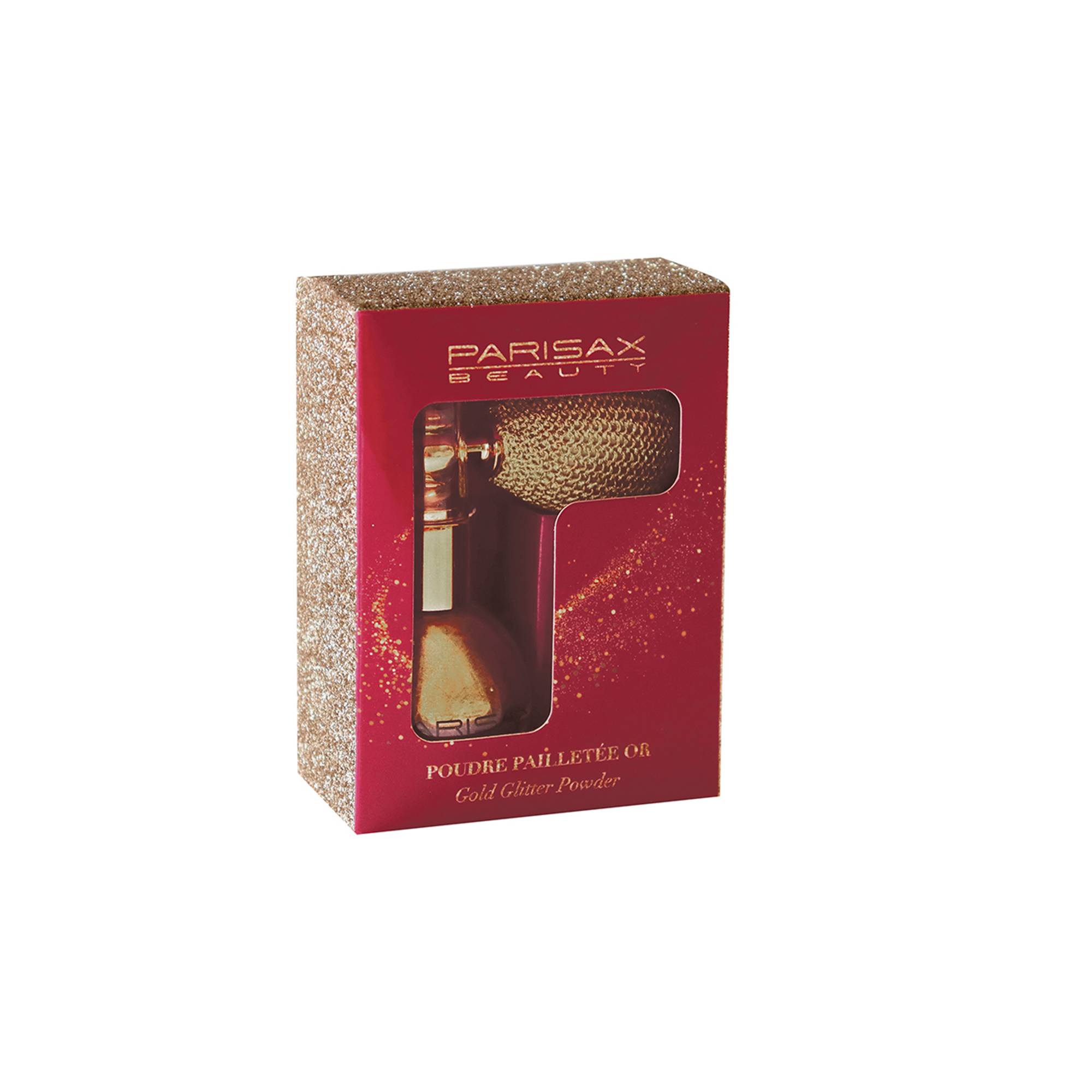 Spray pailleté poudre dorée de la marque Parisax Contenance 20g - 1
