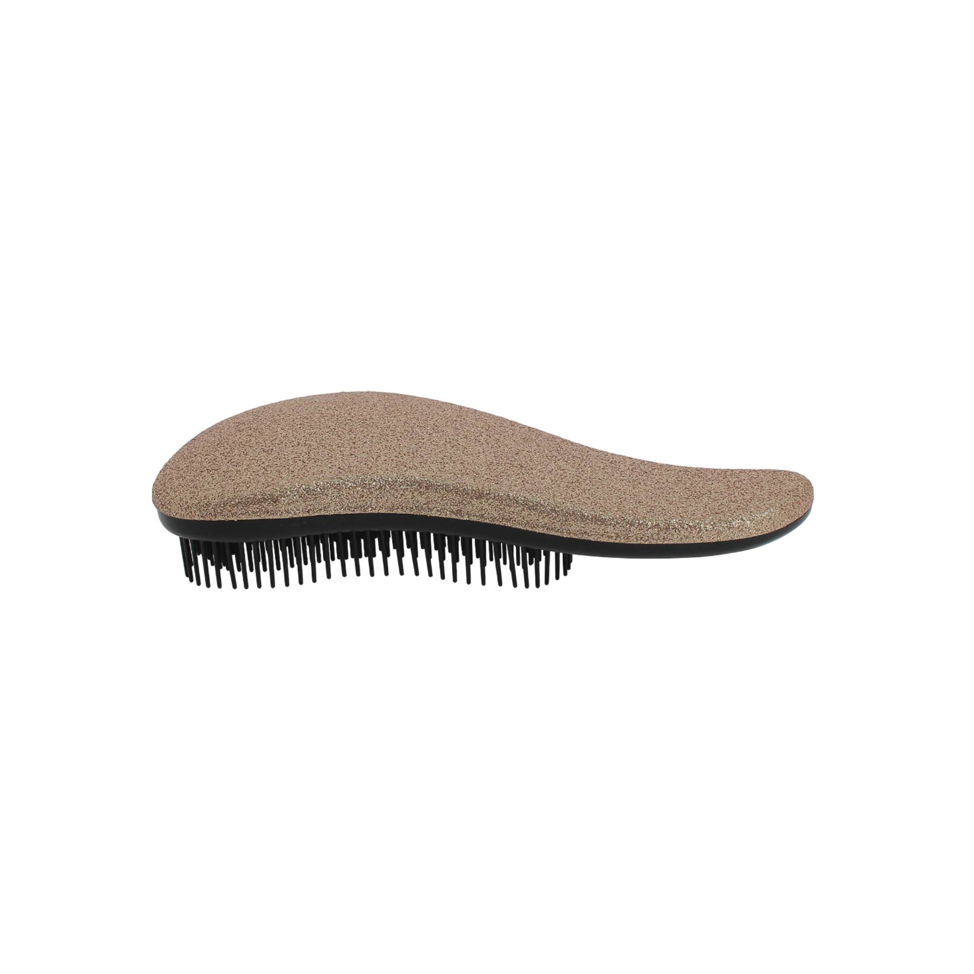 Brosse démêlante à paillettes Rose gold de la marque Coiffeo - 1