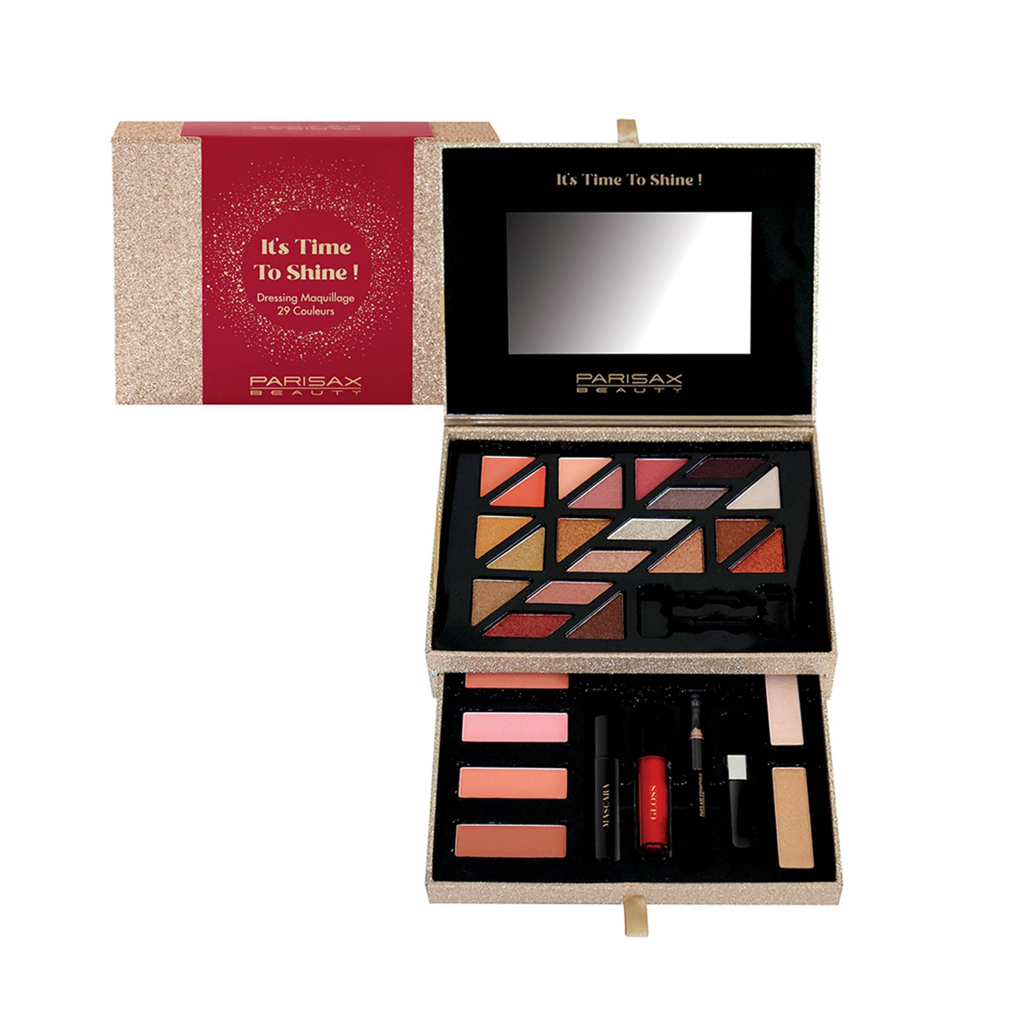 Coffret dressing maquillage It's Time to Shine de la marque Parisax Contenance 300g - 1