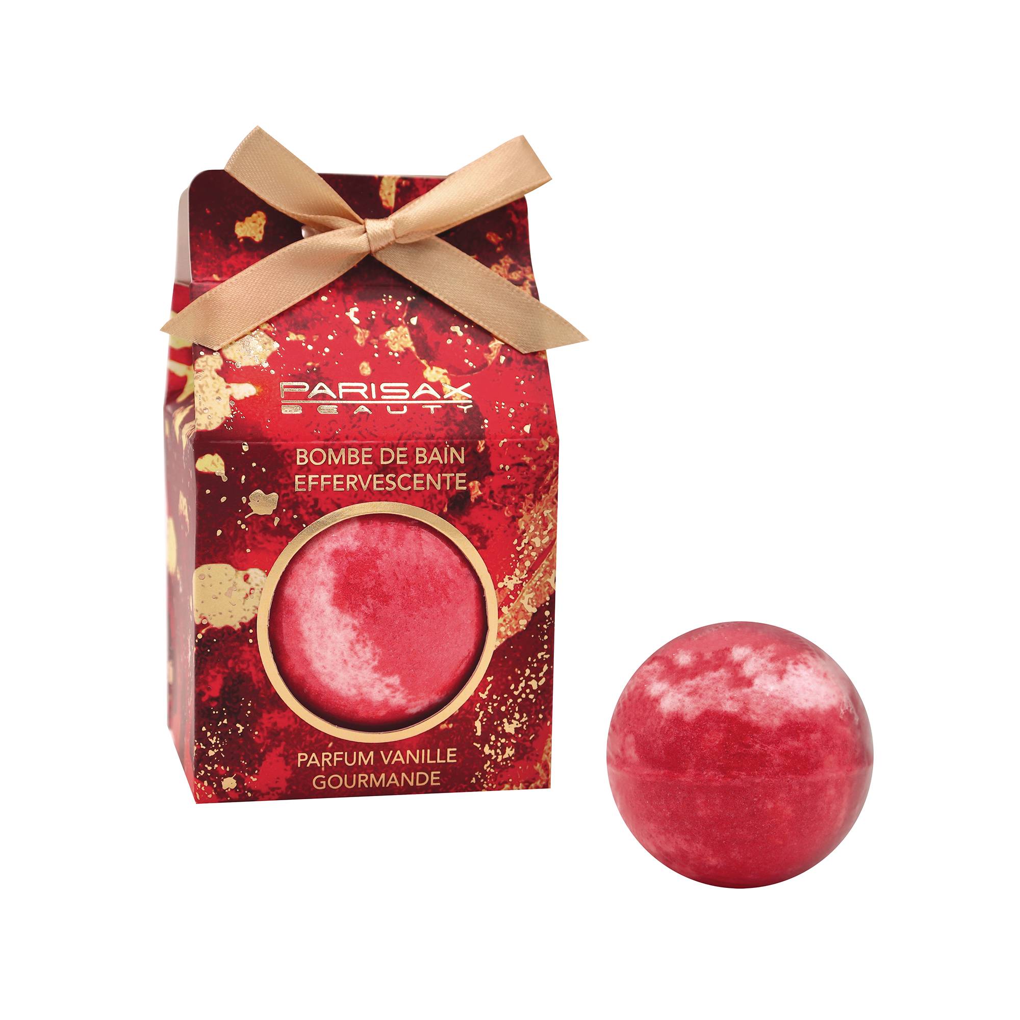 Coffret bombe de bain Rouge de la marque Parisax Contenance 50g - 1