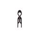 Set de 2 Hairpin Marron Foncé 9 cm - 1 Set de 2 Hairpin Marron Foncé 9 cm de la marque Bleu Libellule - 1
