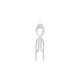 Set de 2 Hairpin Transparent 9 cm - 1 Set de 2 Hairpin Transparent 9 cm de la marque Bleu Libellule - 1
