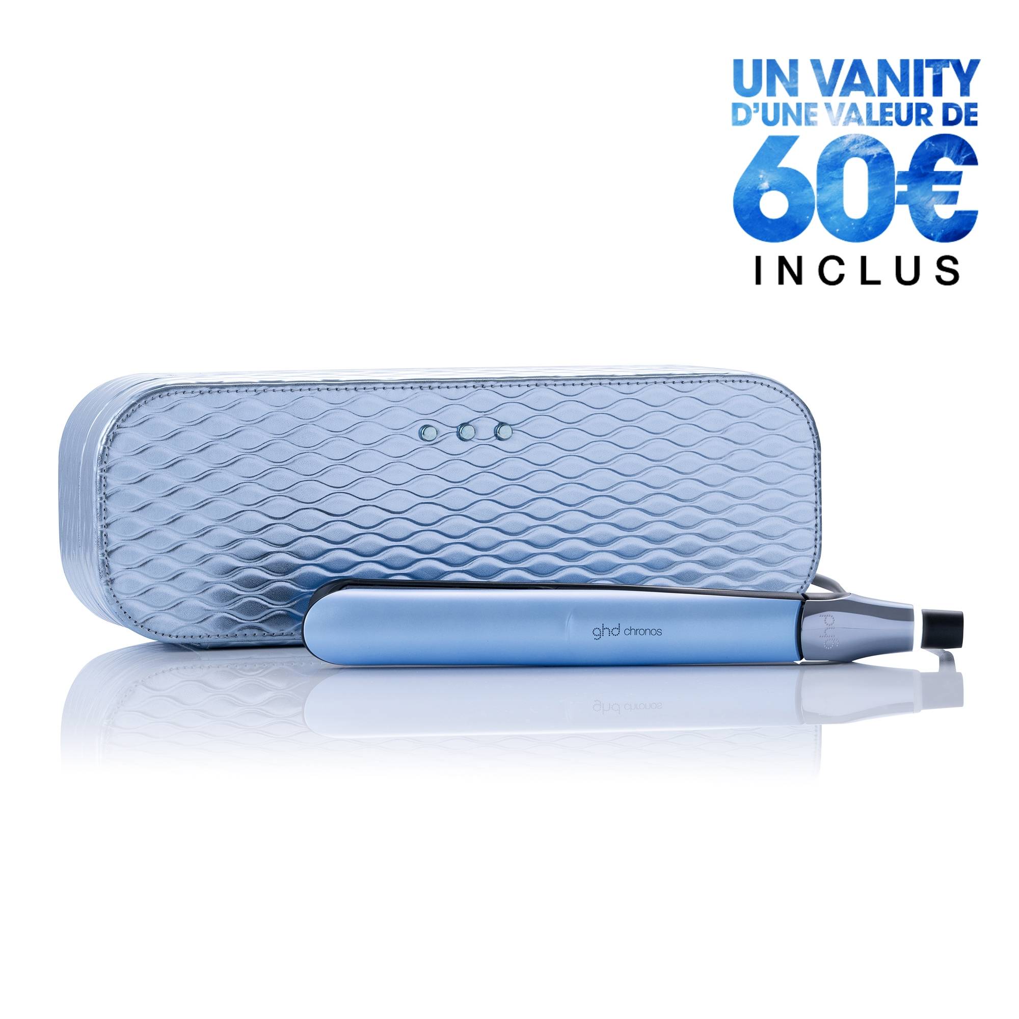 Coffret lisseur ghd Chronos - Collection édition limitée Iced Luxe bleu glacier de la marque ghd - 1
