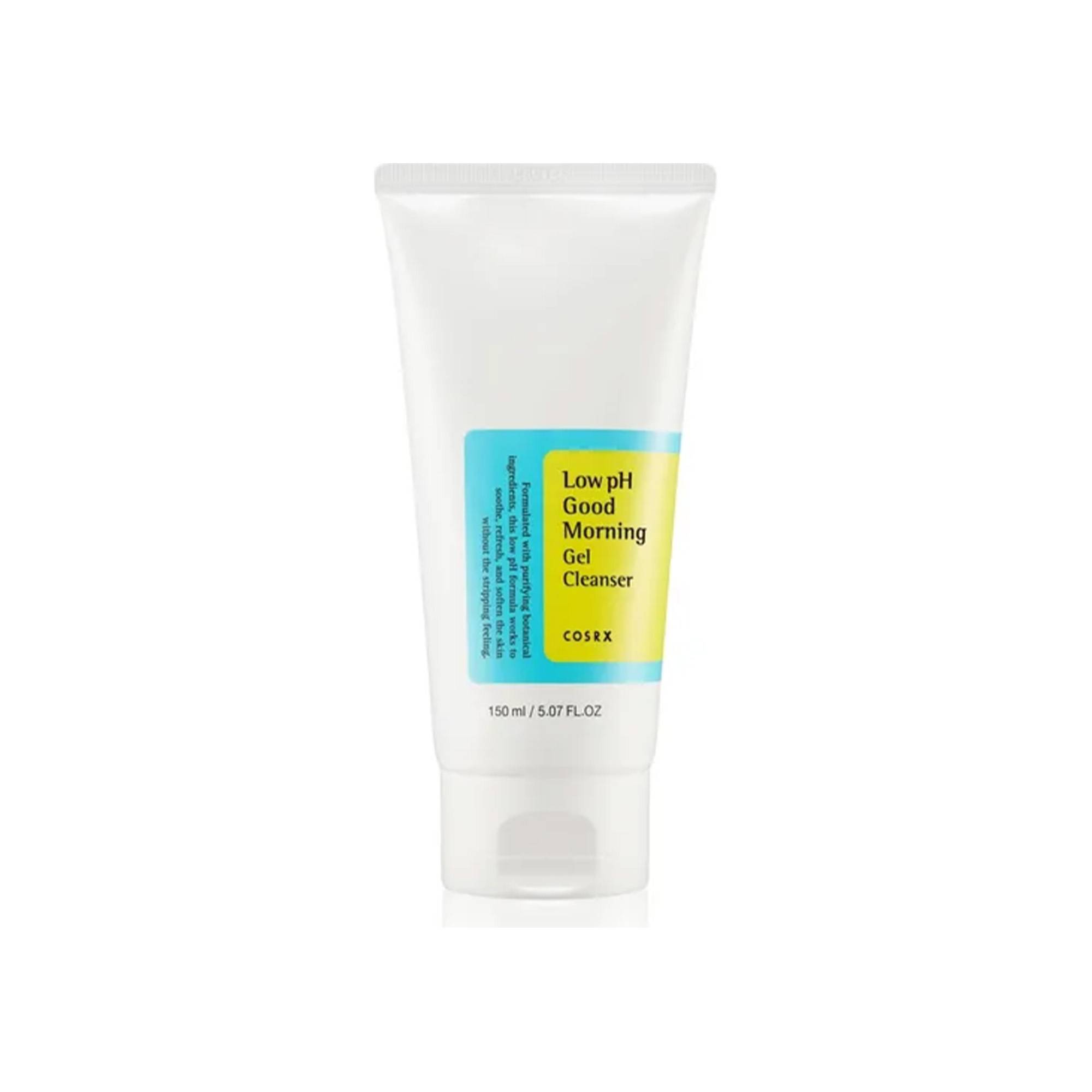 Gel nettoyant doux au pH équilibré Low pH Good Morning de la marque Cosrx Contenance 150ml - 1
