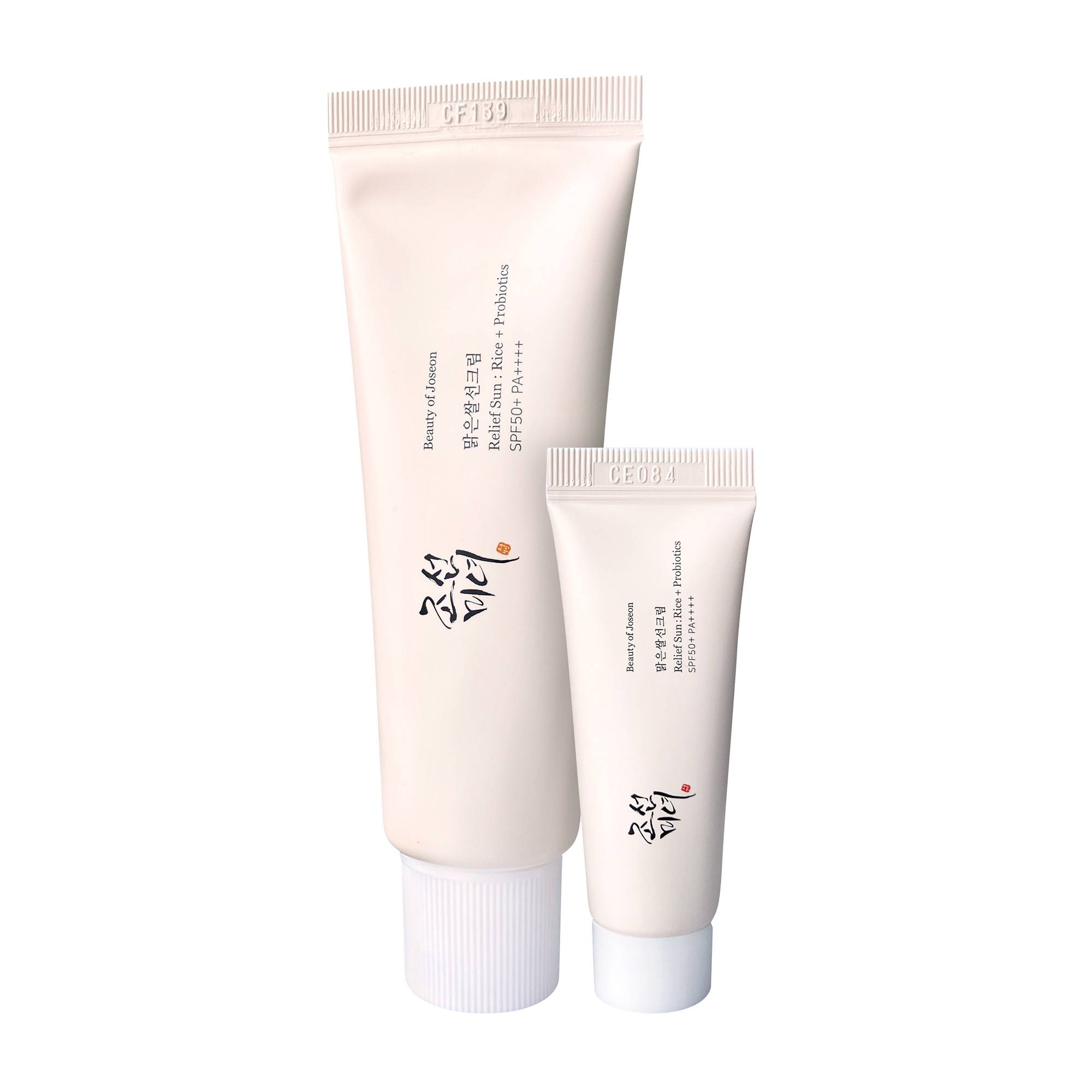 Crème Solaire Hydratante SPF 50+ Relief Sun : Riz + Probiotiques de la marque Beauty of Joseon Contenance 50ml - 1