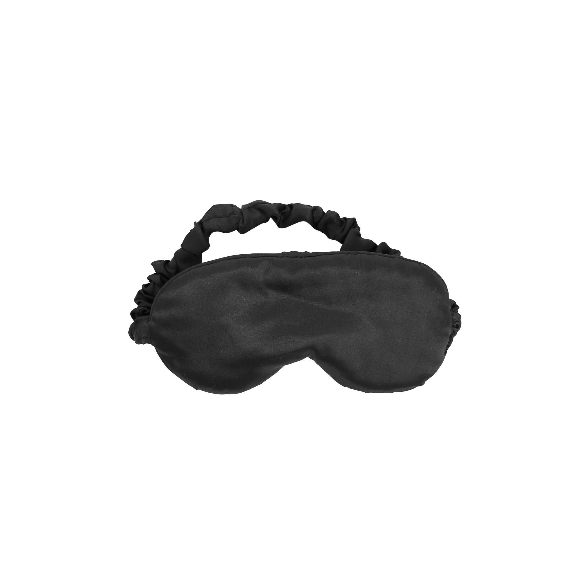 Masque de Nuit Satin Noir de la marque Bleu Libellule - 1