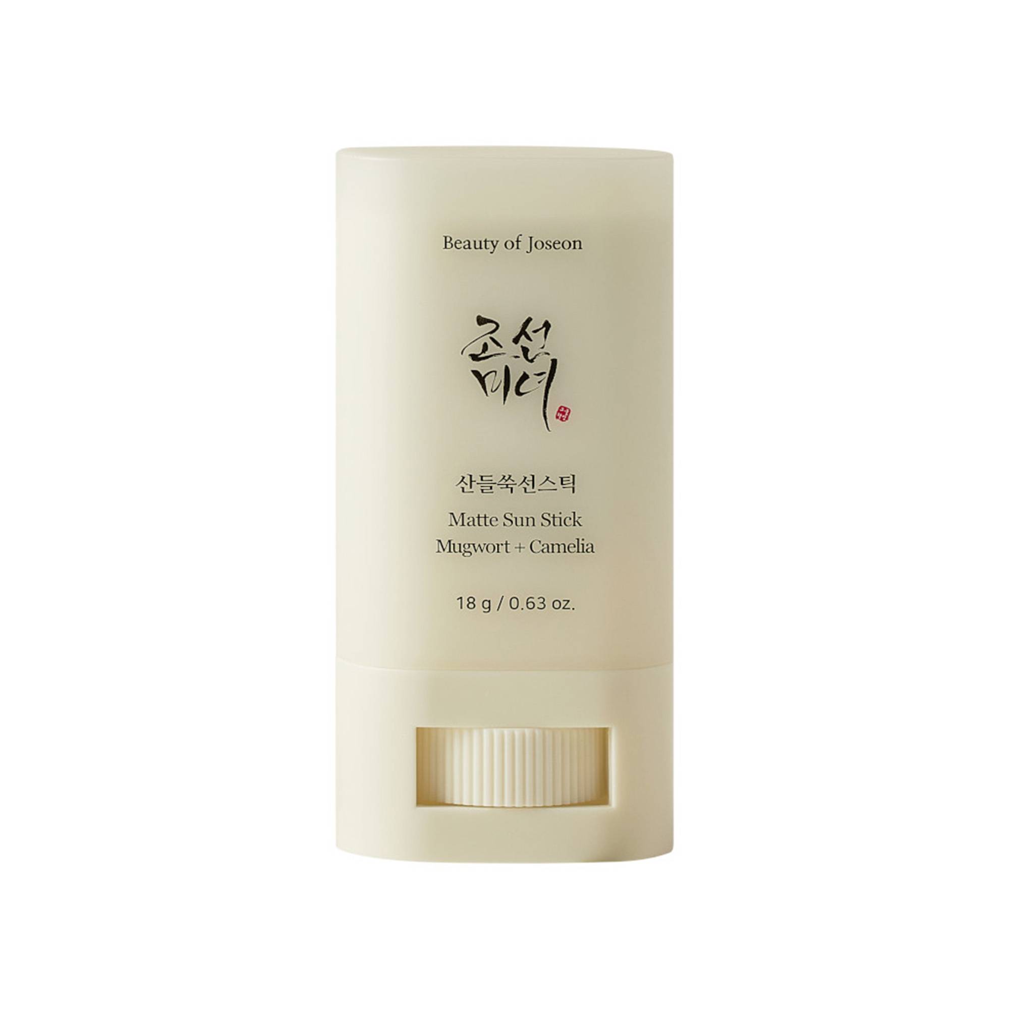 Stick Solaire Mat SPF 50+ Matte Sun Stick Armoise + Camélia de la marque Beauty of Joseon Contenance 18g - 1