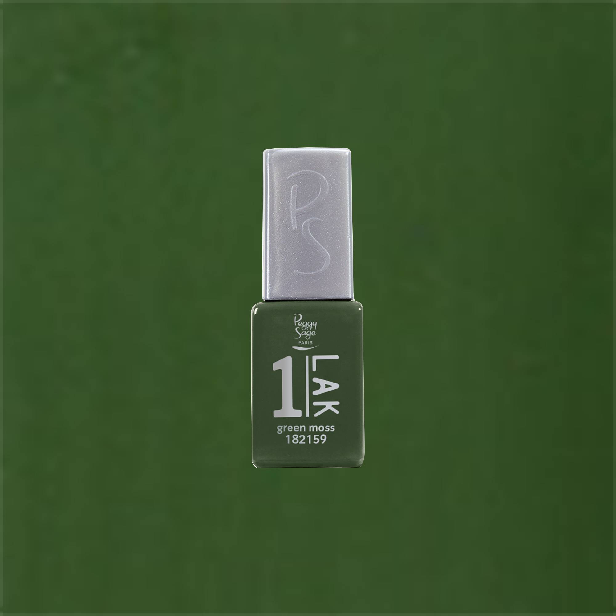 Mini vernis semi-permanent 1-LAK Green moss 5ml de la marque Peggy Sage Contenance 5ml - 1