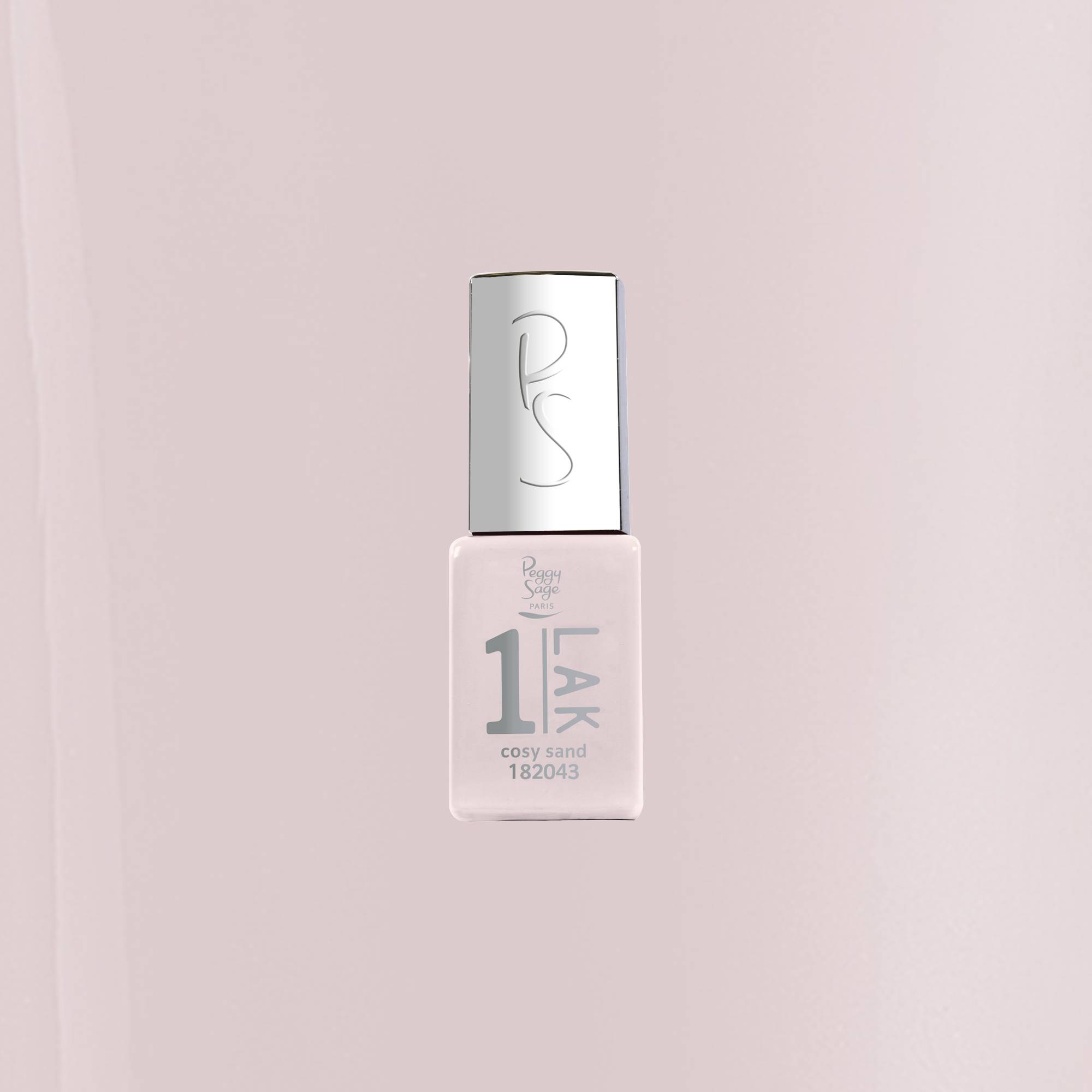 Mini vernis semi-permanent 1-LAK - Cosy sand de la marque Peggy Sage Contenance 5ml - 1