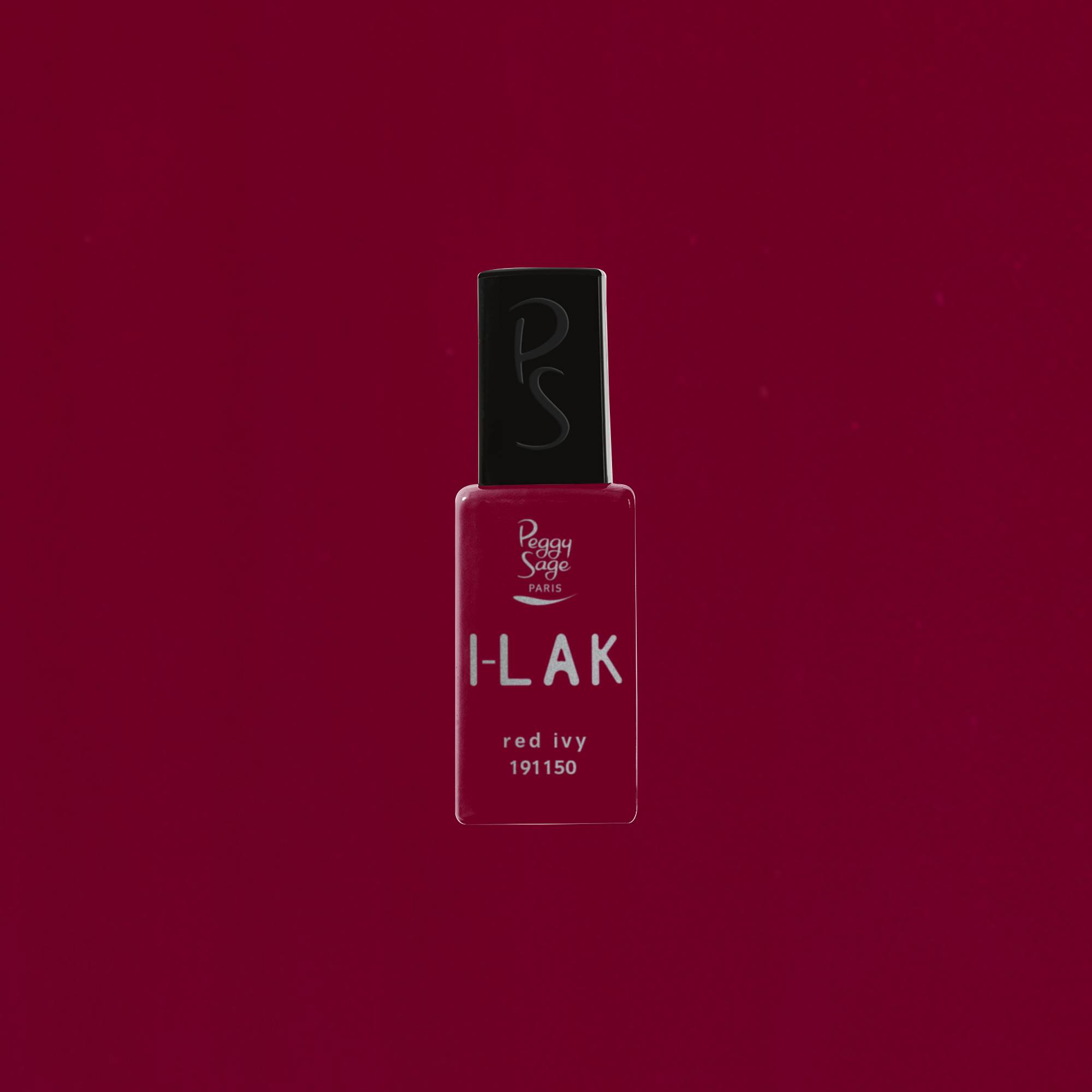 Vernis semi-permanent I-LAK - Red ivy de la marque Peggy Sage Contenance 11ml - 1