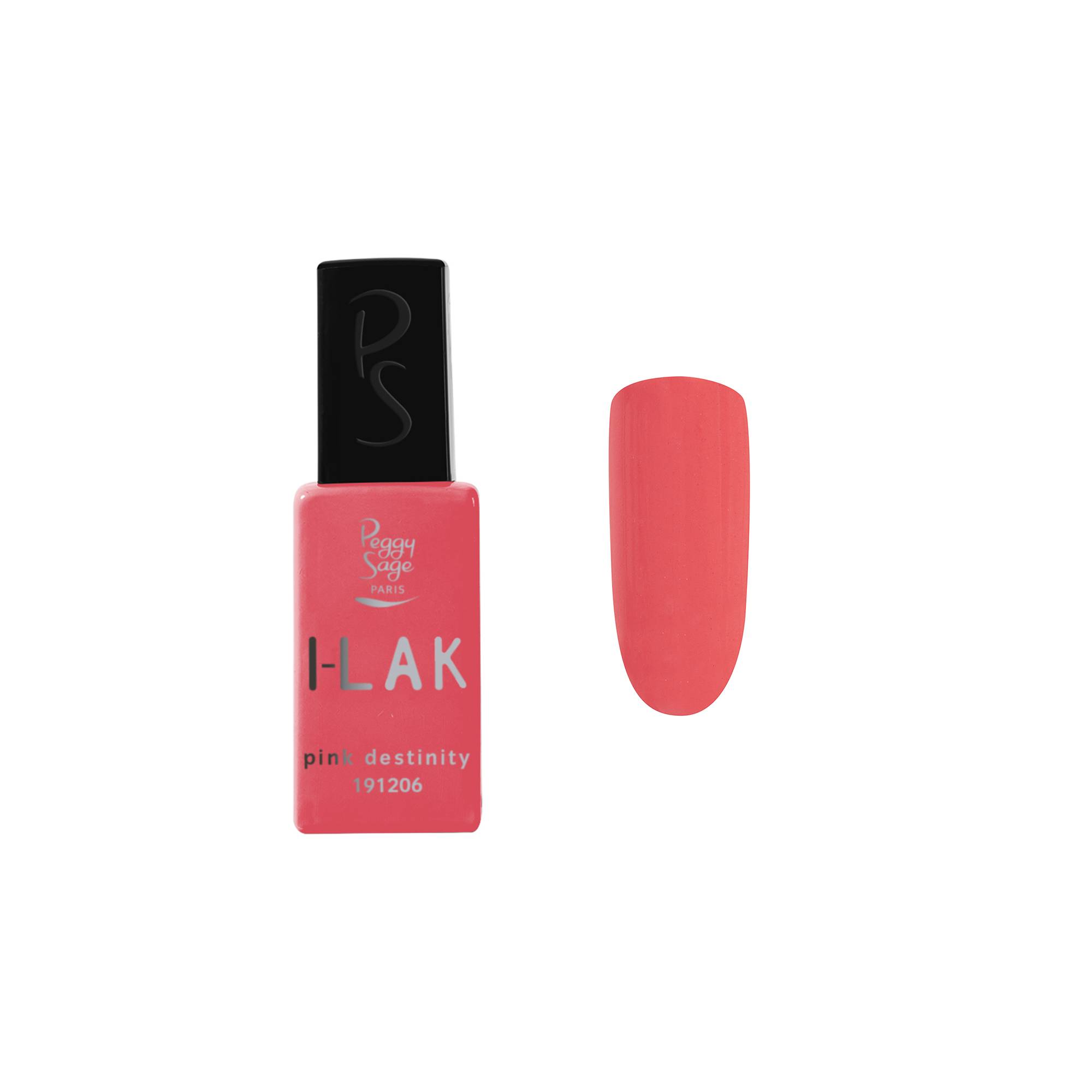 Vernis semi-permanent I-Lak Pink Destiny de la marque Peggy Sage Contenance 11ml - 1