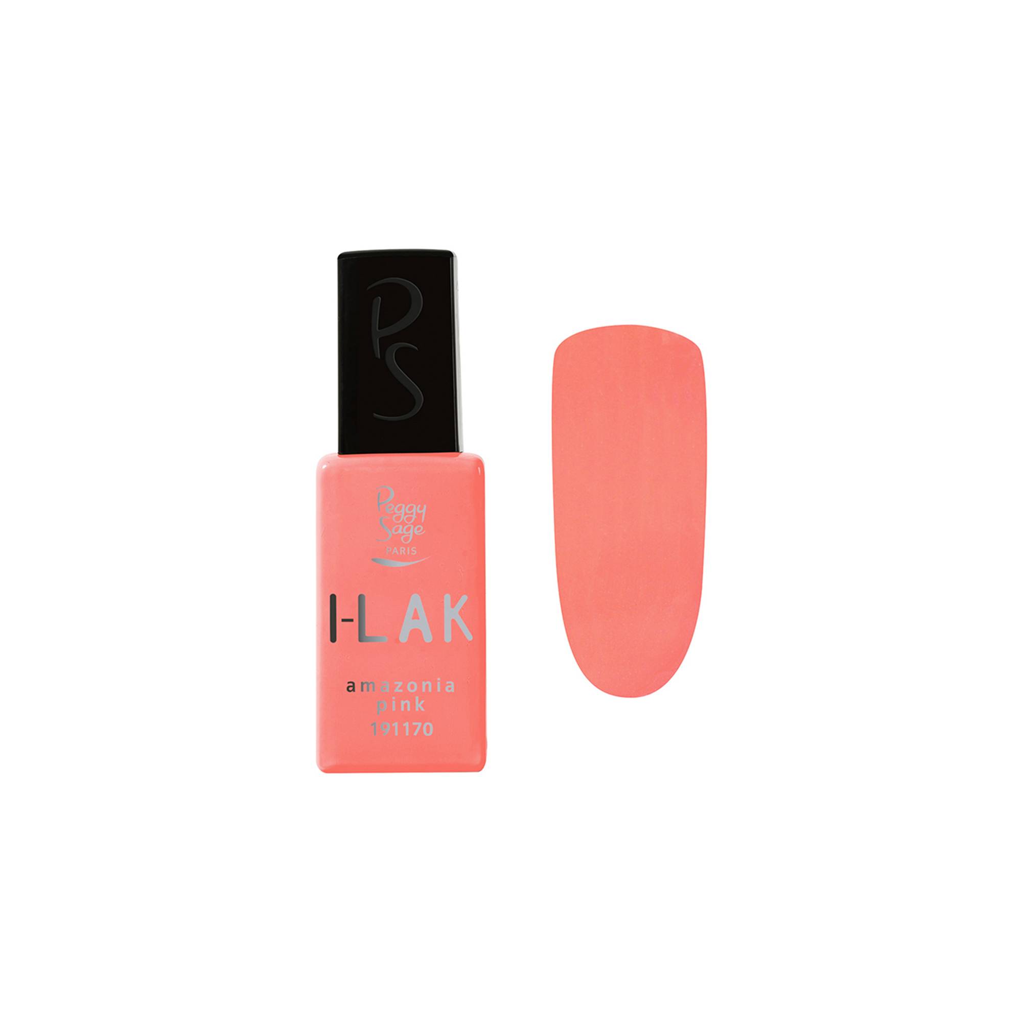 Vernis semi-permanent I-LAK Amazonia pink de la marque Peggy Sage Contenance 11ml - 1