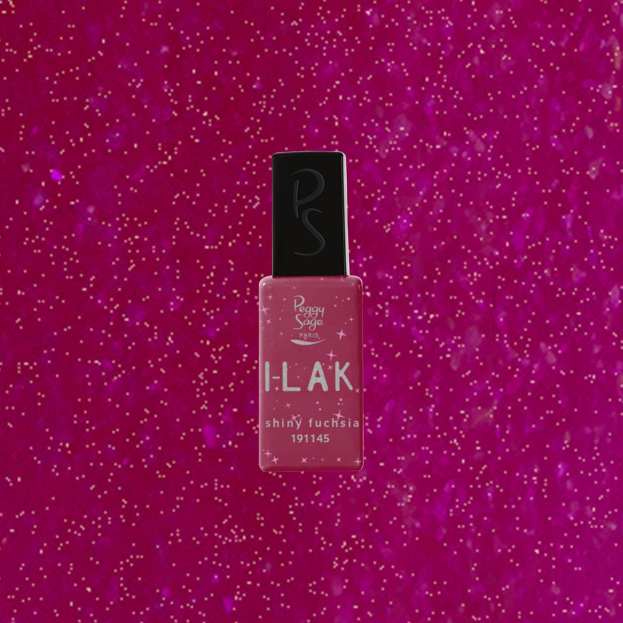 Vernis semi-permanent I-LAK - Shiny fuchsia de la marque Peggy Sage Contenance 11ml - 1