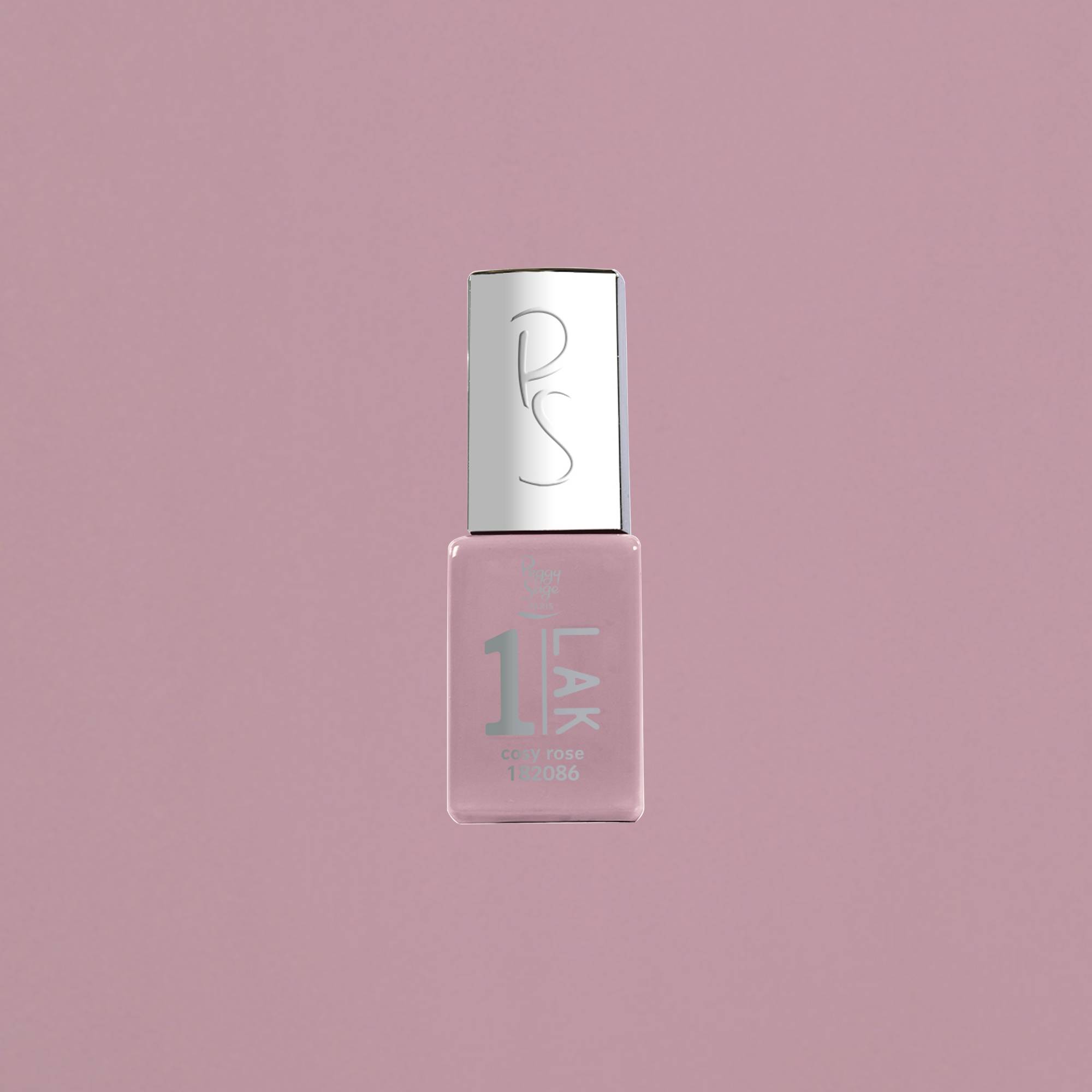 Mini vernis semi-permanent 1-LAK - Cosy rose de la marque Peggy Sage Contenance 5ml - 1
