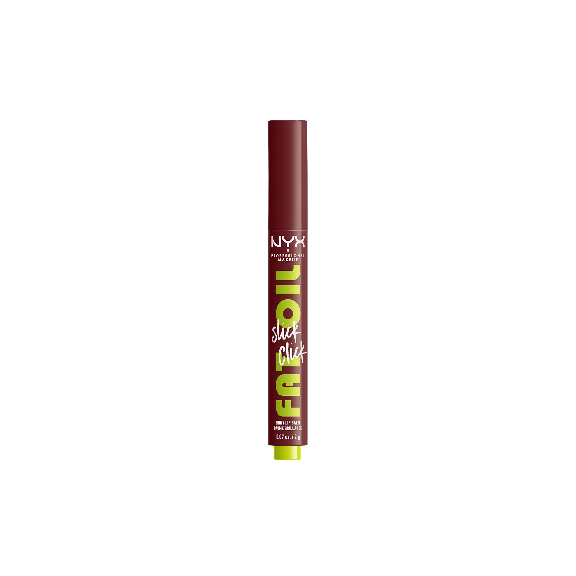 Baume à lèvres Fat Oil Slick Click - In A Mood de la marque NYX Professional Makeup Contenance 13g - 1