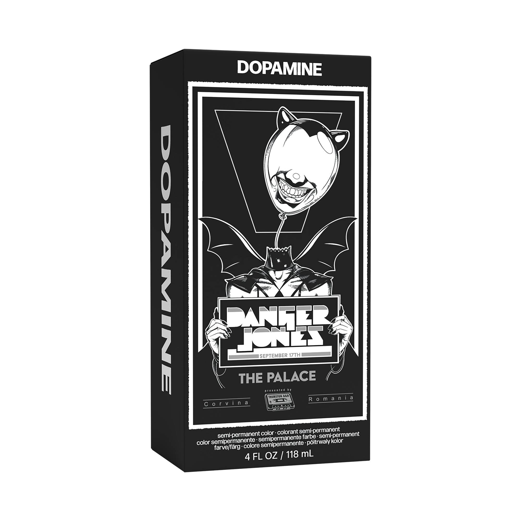 Coloration semi-permanente Dopamine (black) de la marque Danger Jones Contenance 118ml - 1