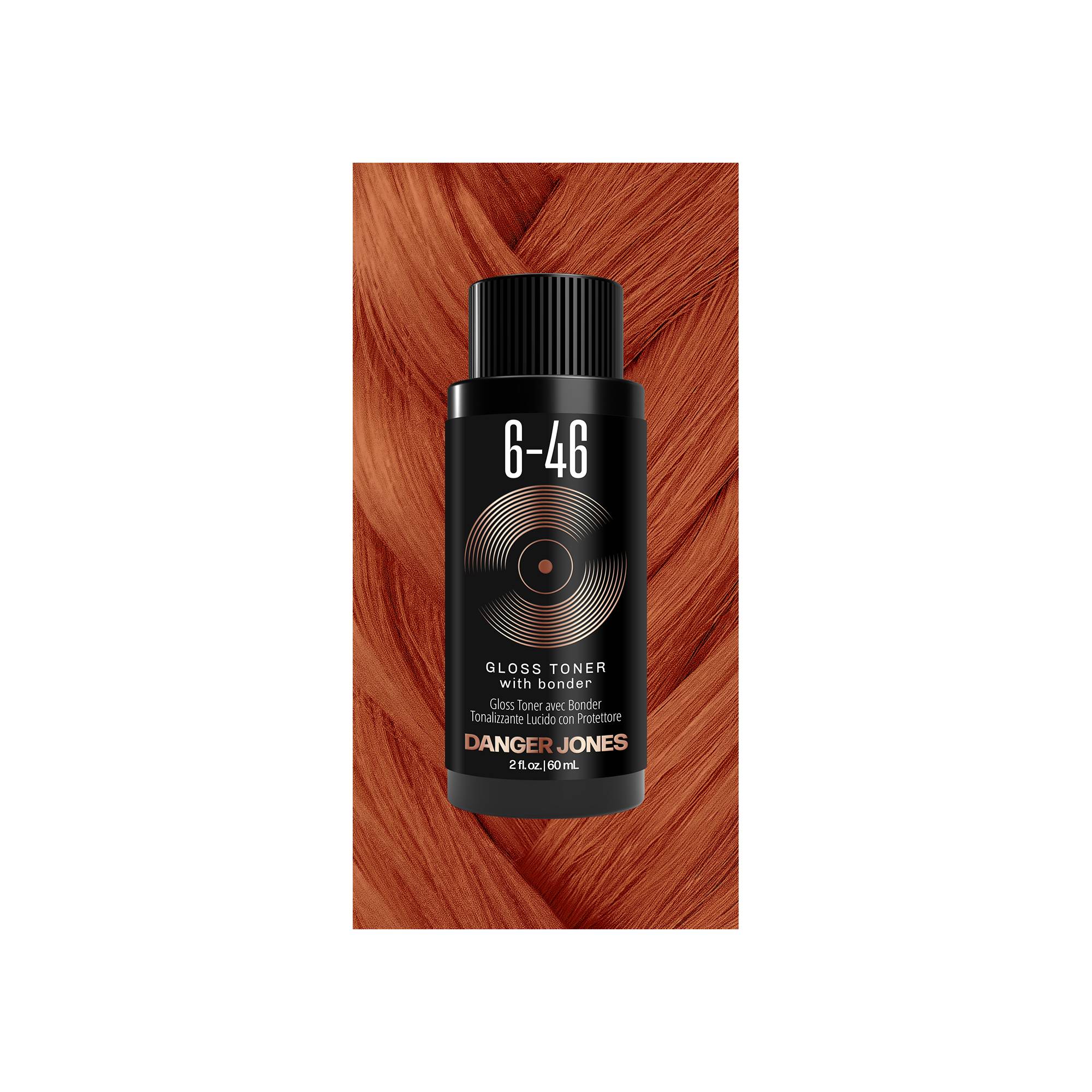 Gloss Toner 6-46 copper red de la marque Danger Jones Contenance 60ml - 1