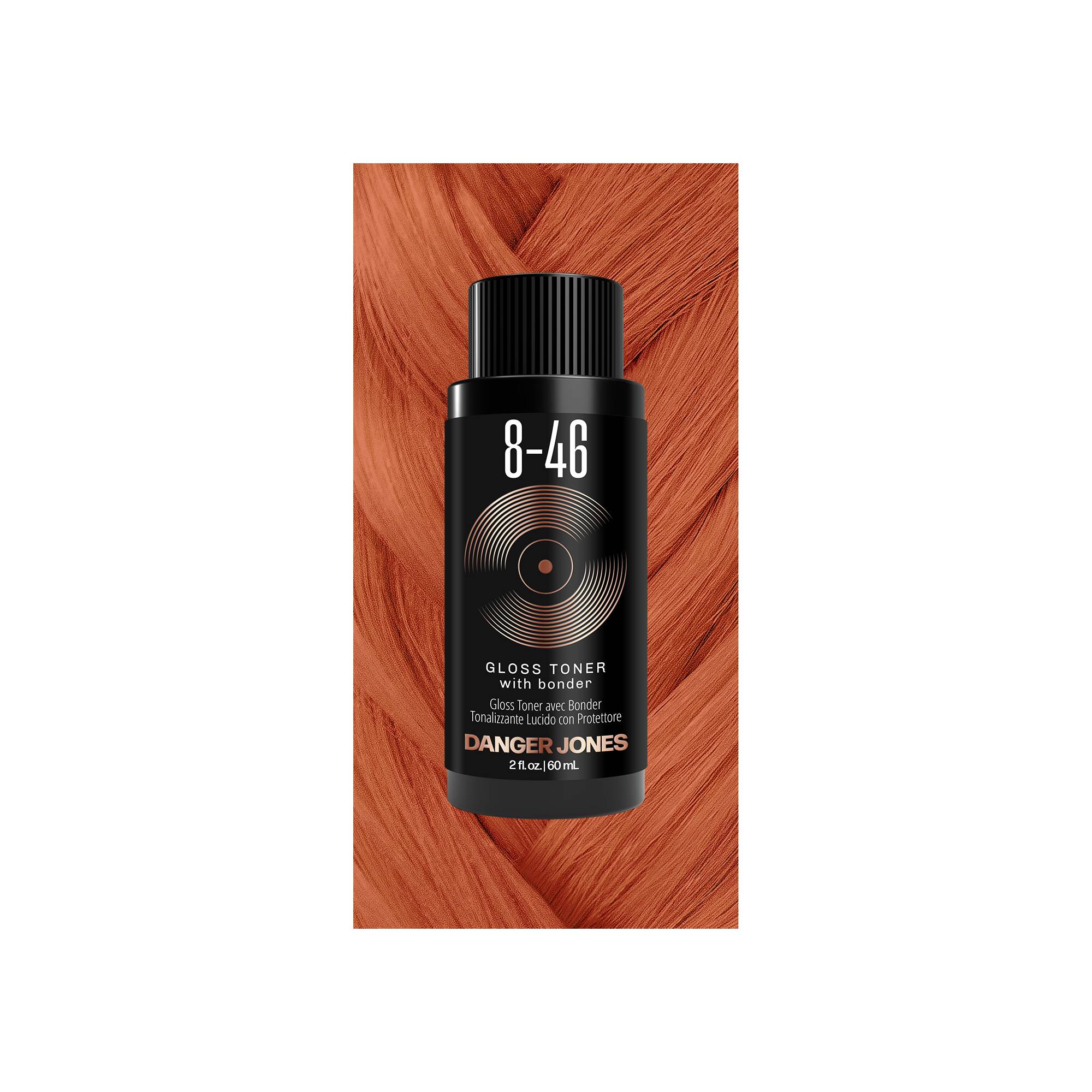 Gloss Toner 8-46 copper red de la marque Danger Jones Contenance 60ml - 1