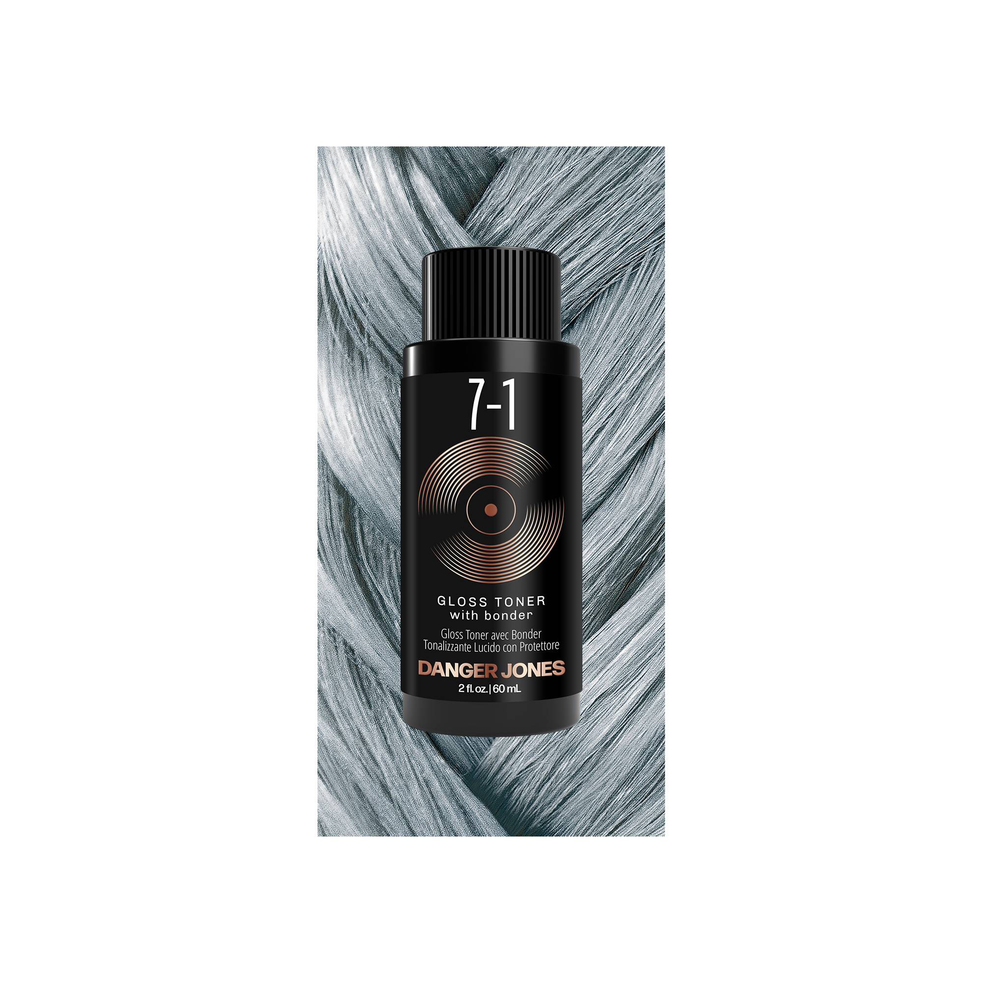 Gloss Toner 7-1 ash de la marque Danger Jones Contenance 60ml - 1