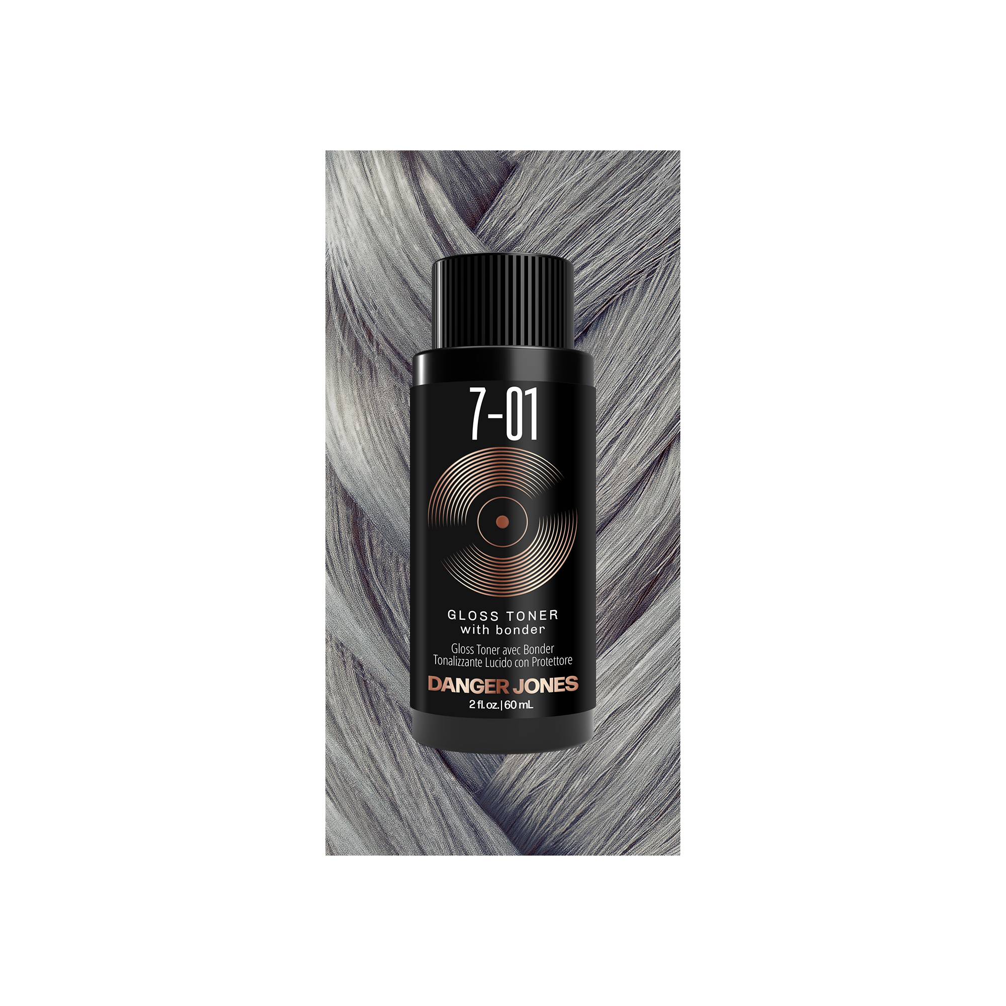 Gloss Toner 7-01 natural ash de la marque Danger Jones Contenance 60ml - 1