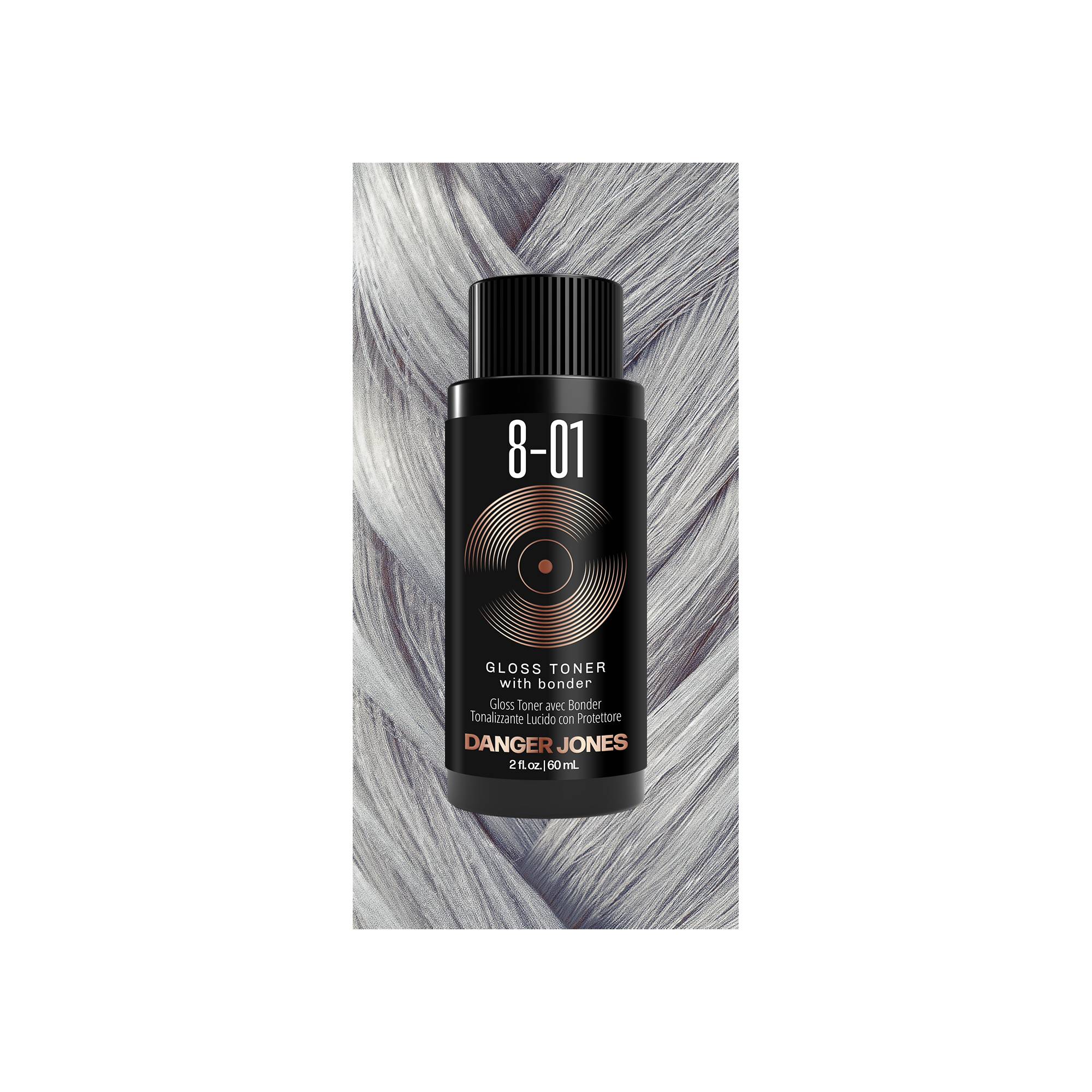 Gloss Toner 8-01 natural ash de la marque Danger Jones Contenance 60ml - 1