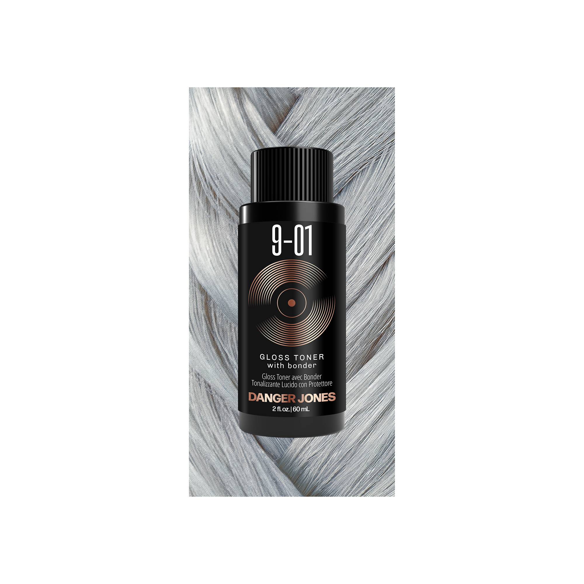Gloss Toner 9-01 natural ash de la marque Danger Jones Contenance 60ml - 1