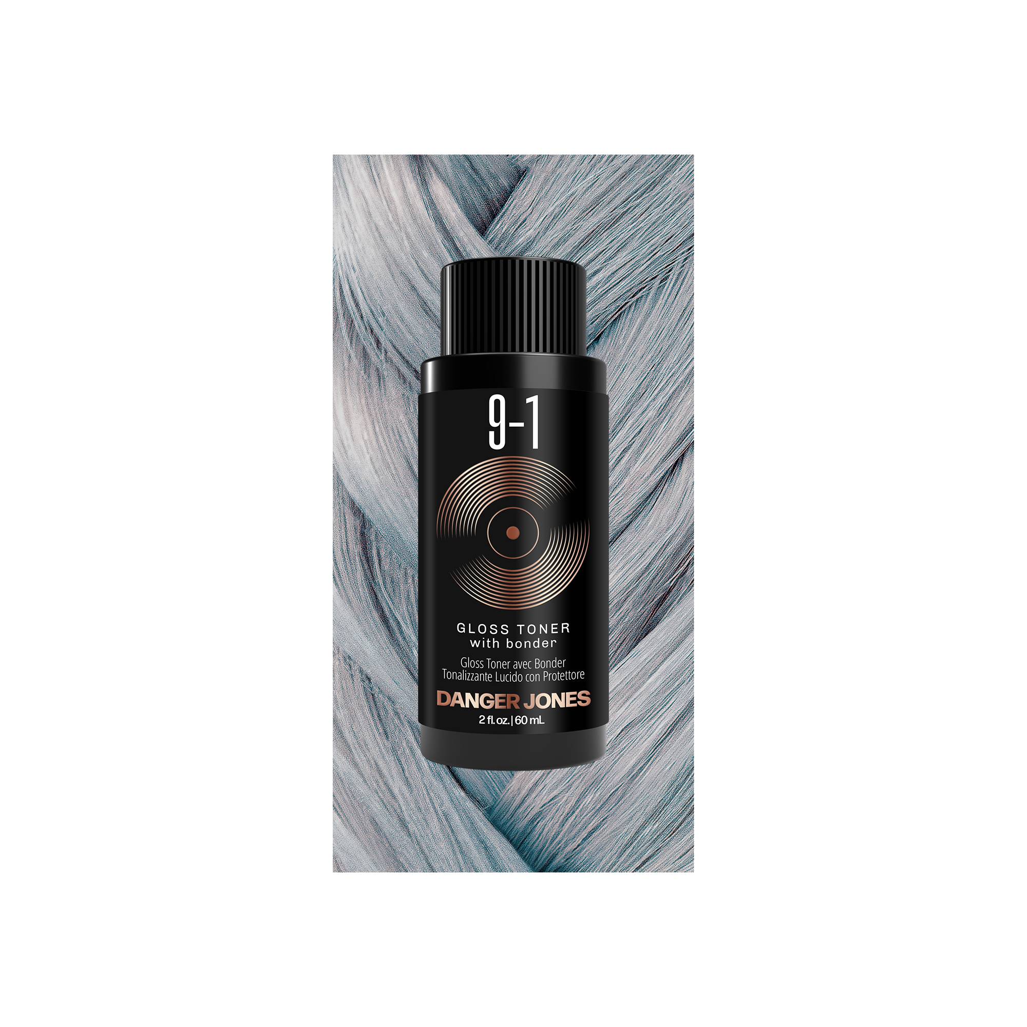 Gloss Toner 9-1 ash de la marque Danger Jones Contenance 60ml - 1