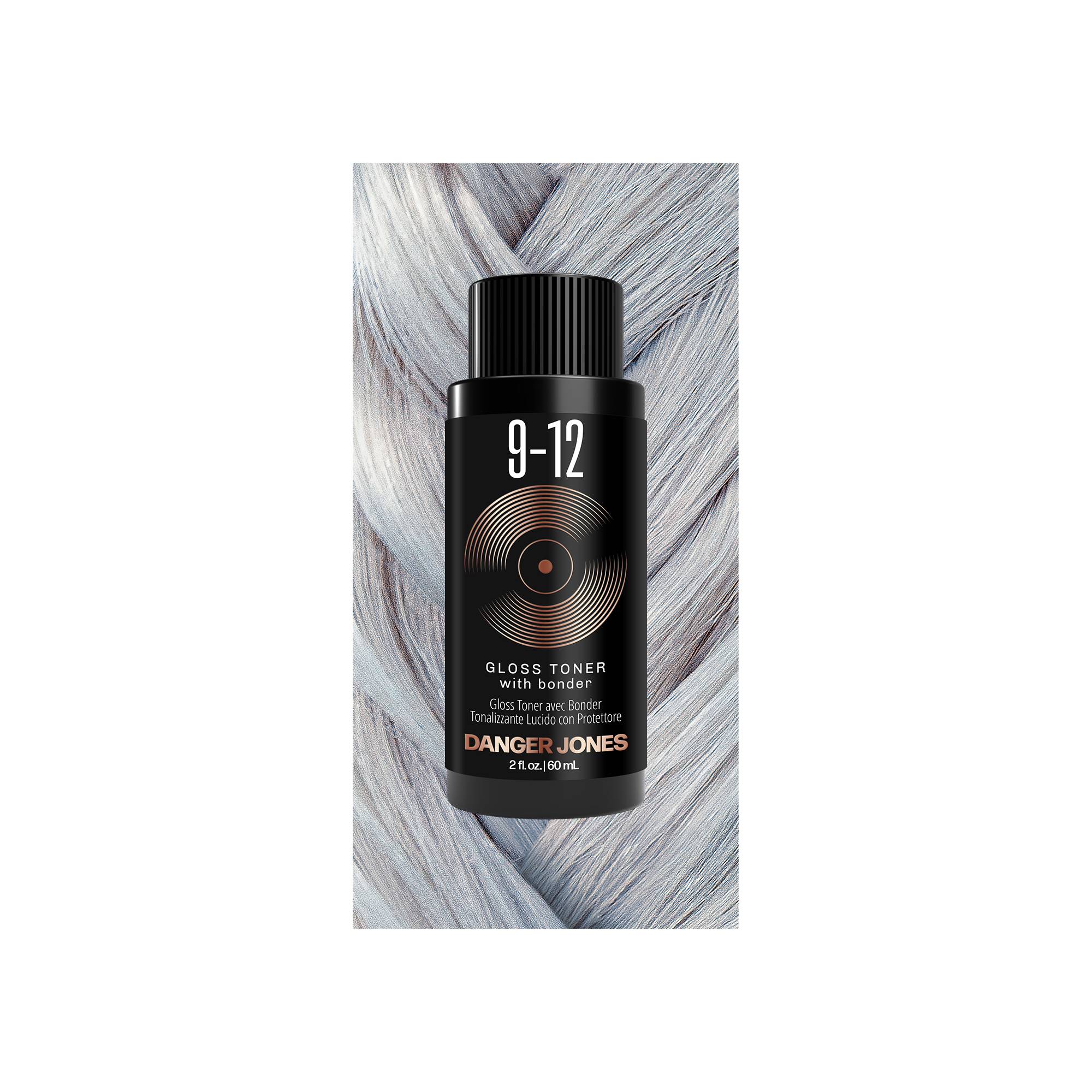 Gloss Toner 9-12 ash violet de la marque Danger Jones Contenance 60ml - 1