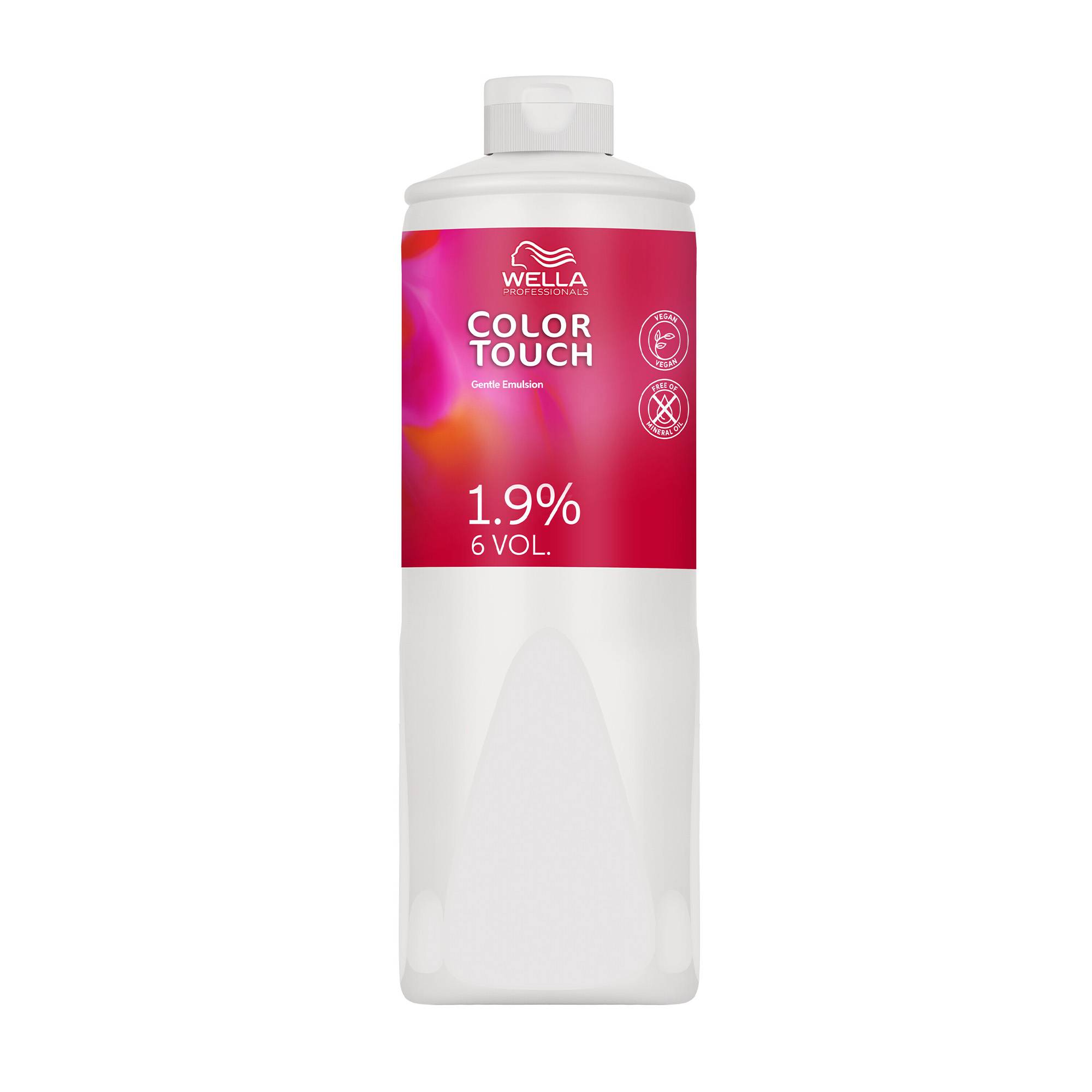 Émulsion révélatrice Color Touch 1,9% de la marque Wella Professionals Contenance 1000ml - 1
